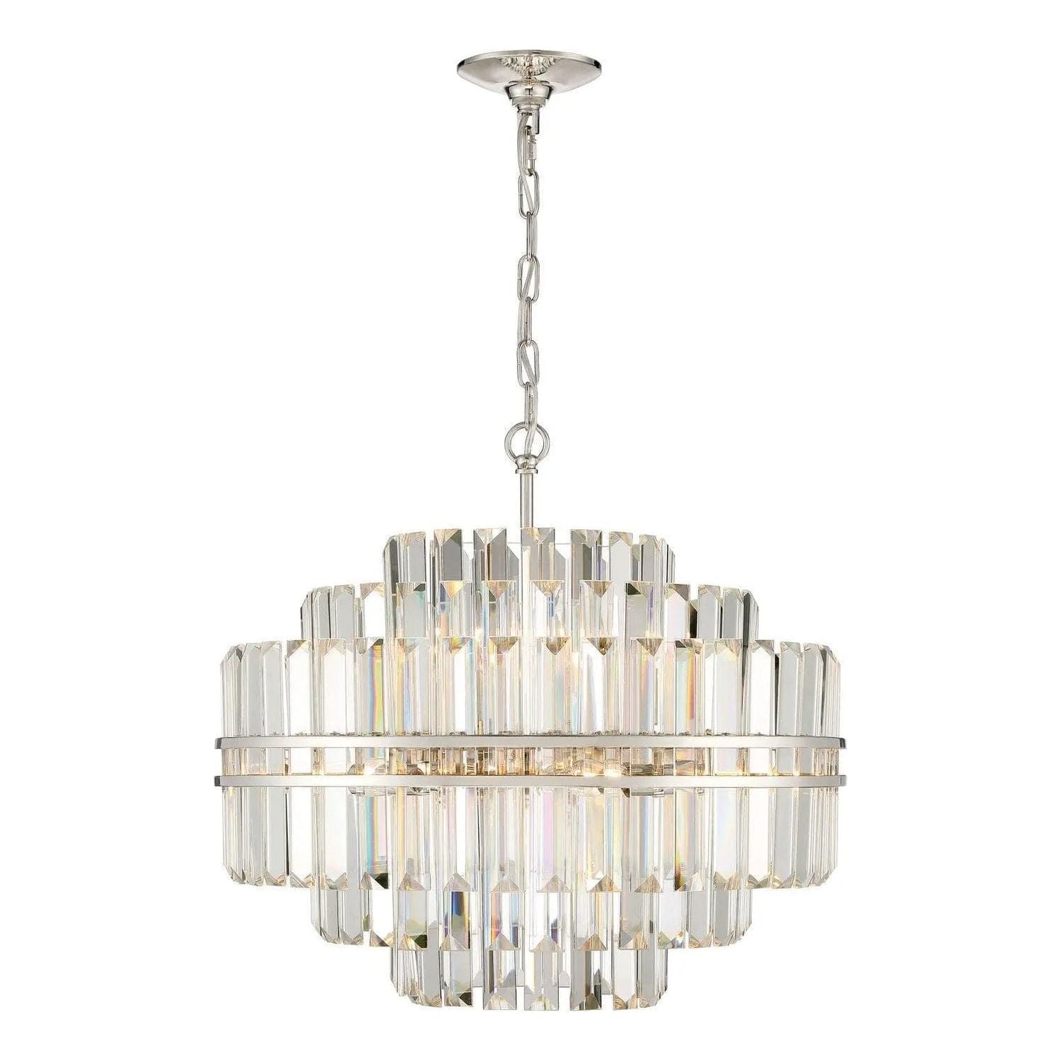 Crystorama - Hayes Chandelier - HAY-1405-PN | Montreal Lighting & Hardware