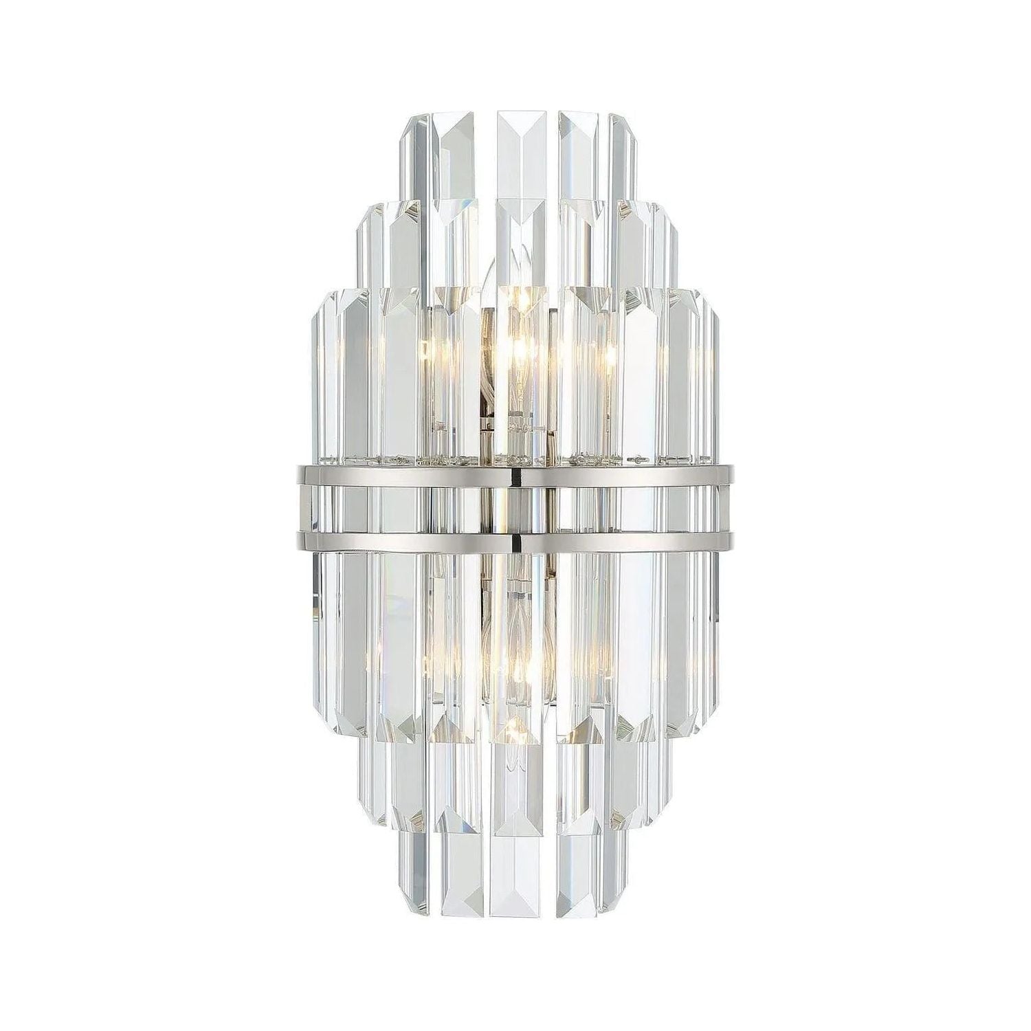 Crystorama - Hayes Wall Sconce - HAY-1402-PN | Montreal Lighting & Hardware