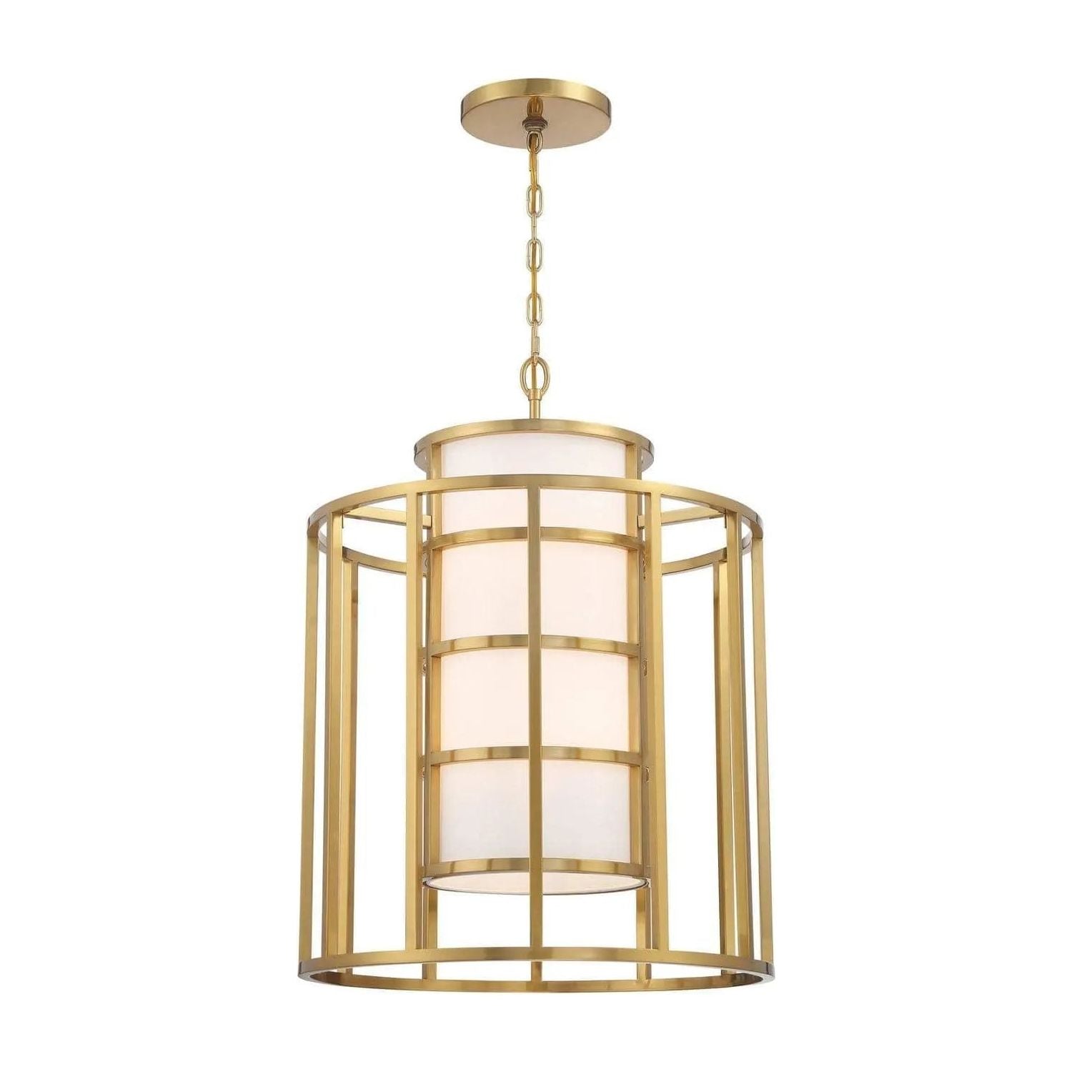 Crystorama - Hulton Six Light Chandelier - 9597-LG | Montreal Lighting & Hardware