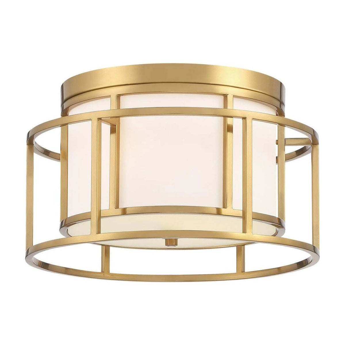 Crystorama - Hulton Two Light Ceiling Mount - 9590-LG | Montreal Lighting & Hardware