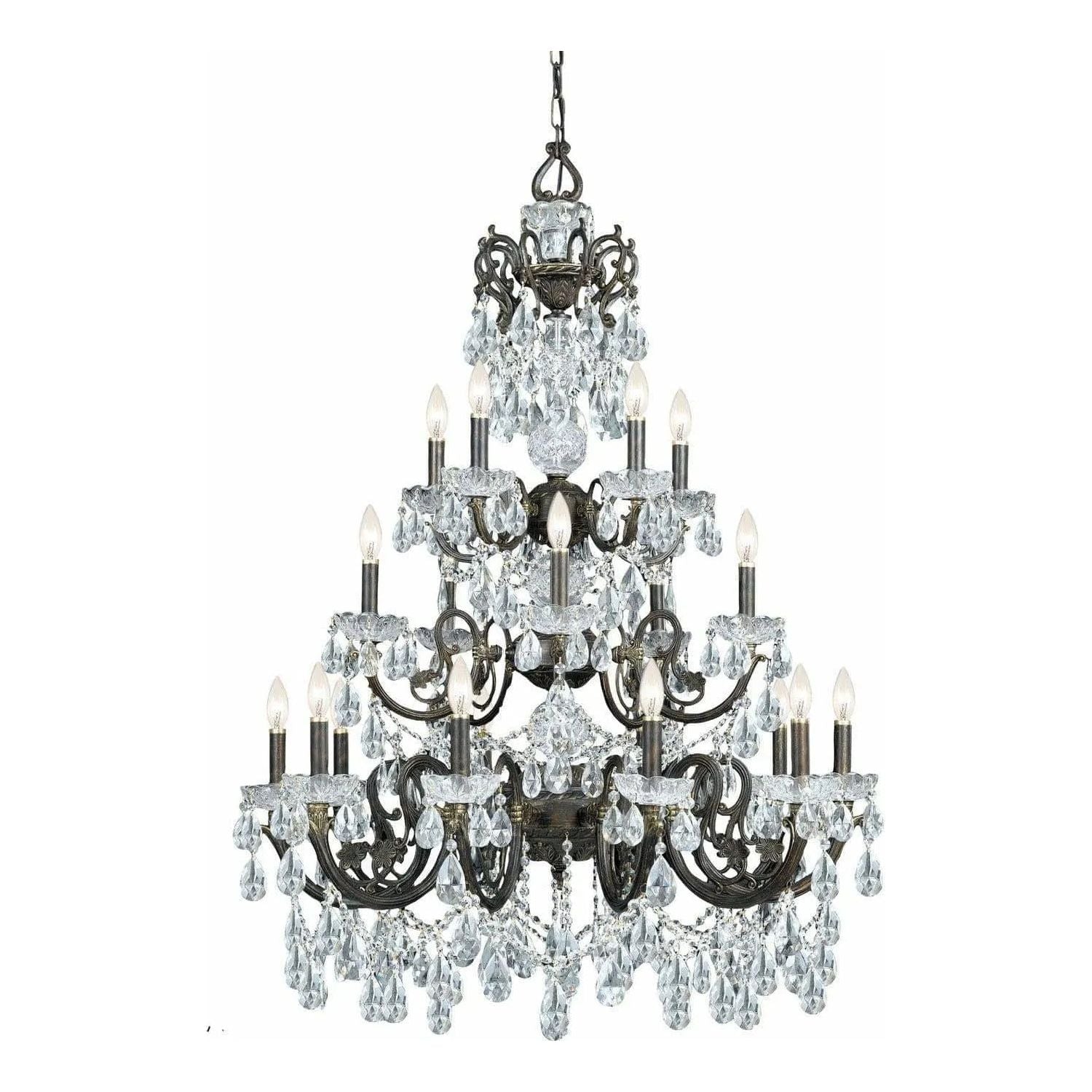 Crystorama - Legacy 20 Light Chandelier - 5190-EB-CL-MWP | Montreal Lighting & Hardware