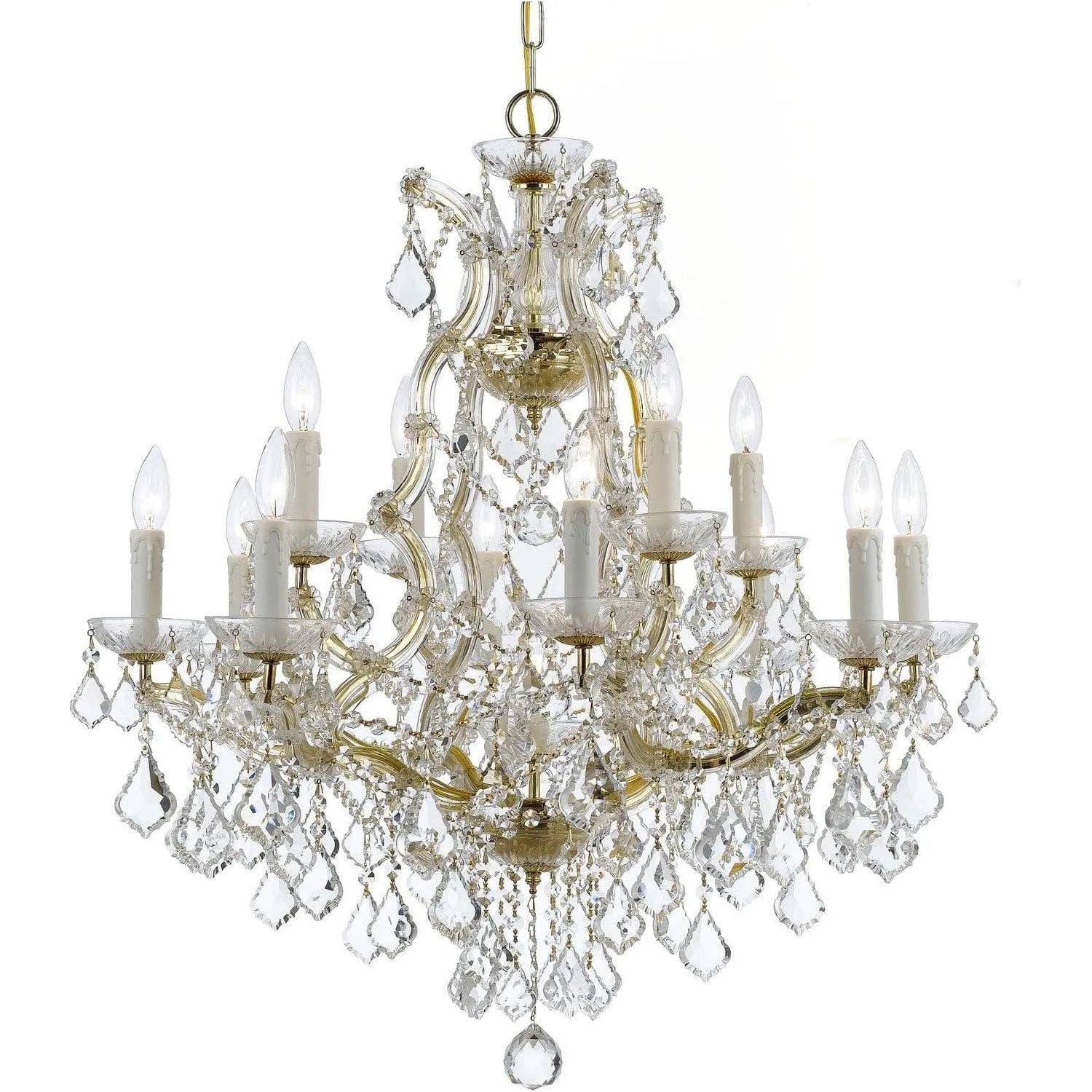 Crystorama - Maria Theresa Chandelier - 4412-GD-CL-I | Montreal Lighting & Hardware