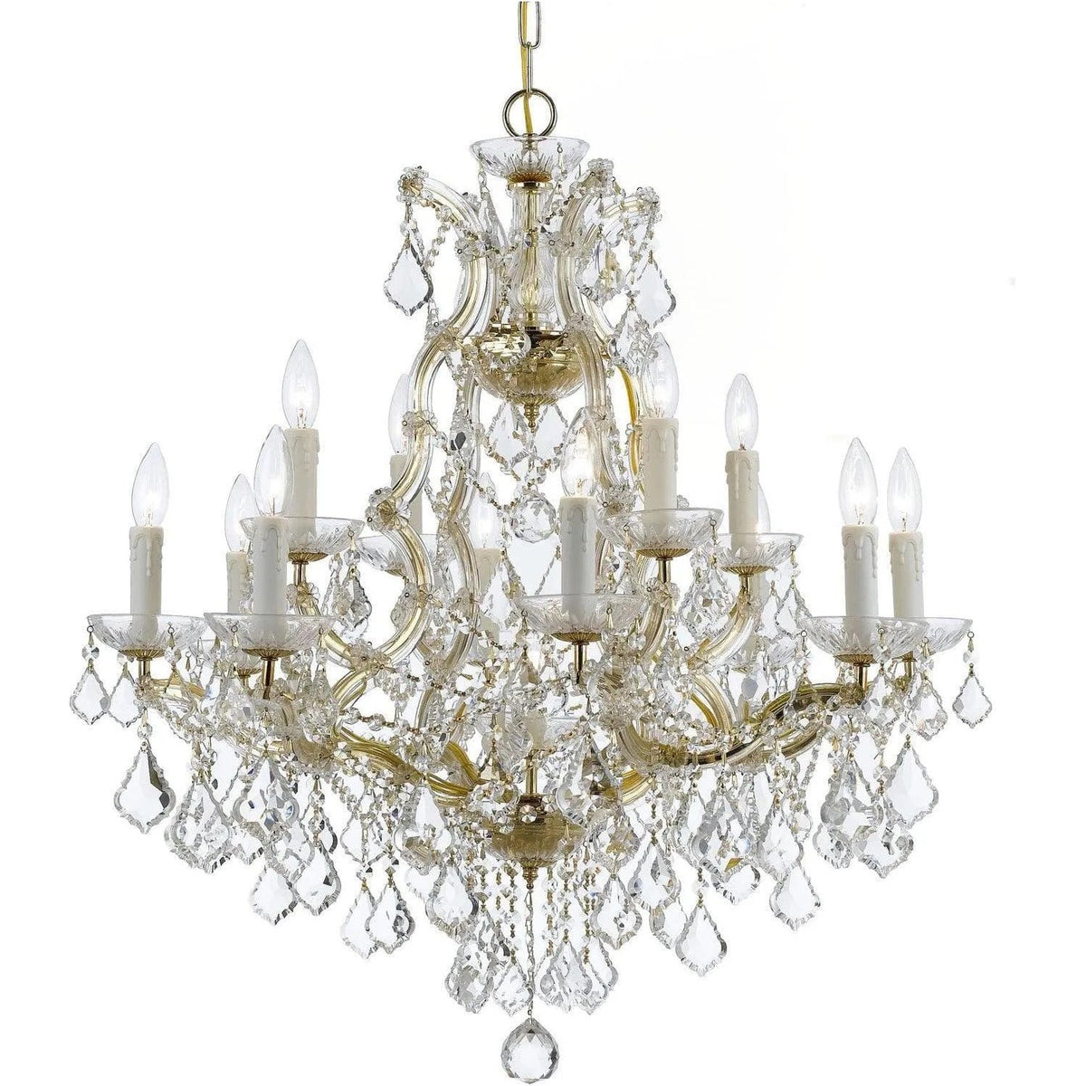 Crystorama - Maria Theresa Chandelier - 4412-GD-CL-I | Montreal Lighting & Hardware