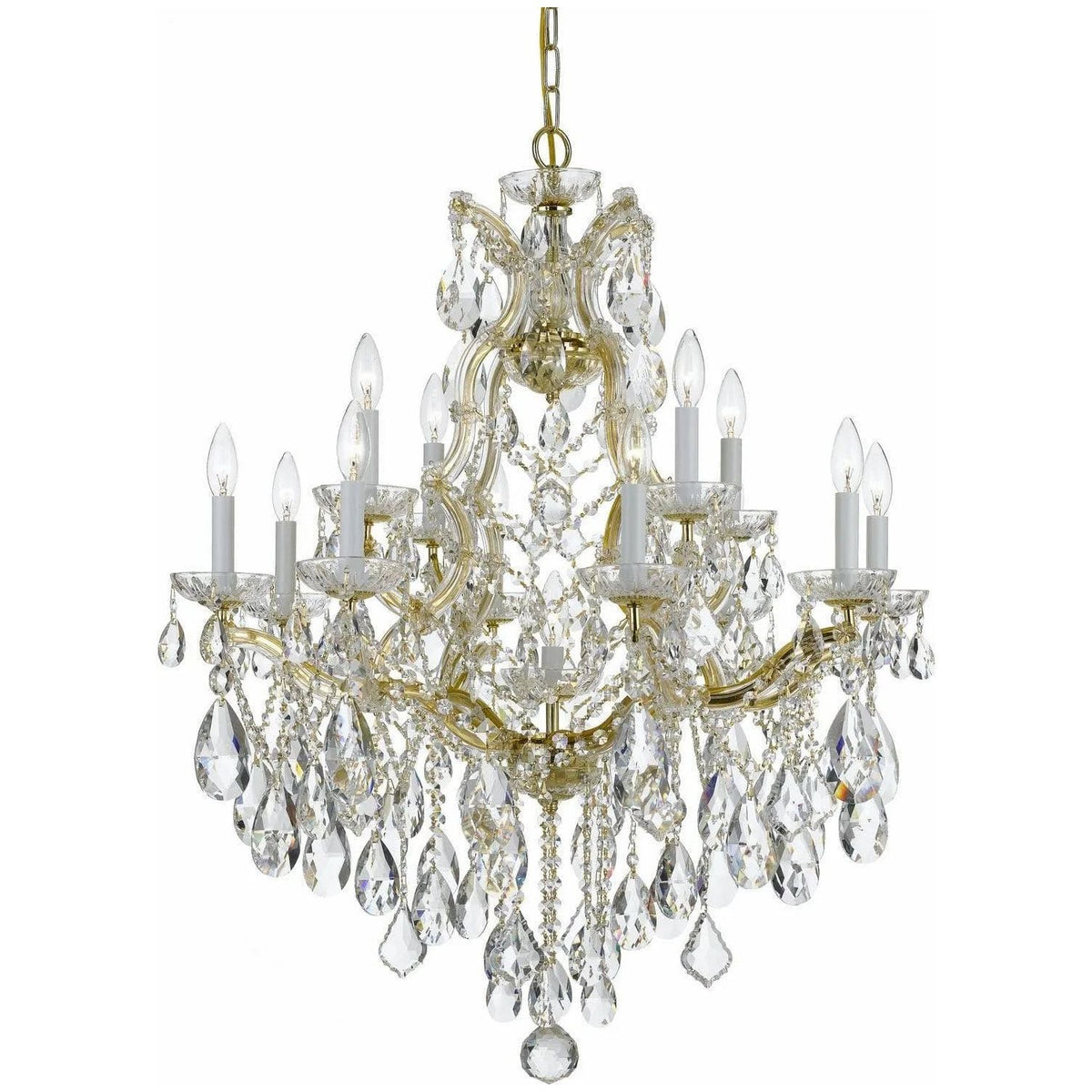 Crystorama - Maria Theresa Chandelier - 4413-GD-CL-MWP | Montreal Lighting & Hardware