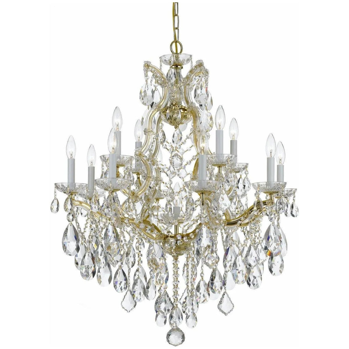 Crystorama - Maria Theresa Chandelier - 4413-GD-CL-S | Montreal Lighting & Hardware