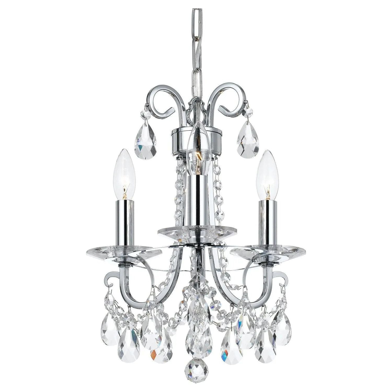 Crystorama - Othello Mini Chandelier - 6823-CH-CL-MWP | Montreal Lighting & Hardware