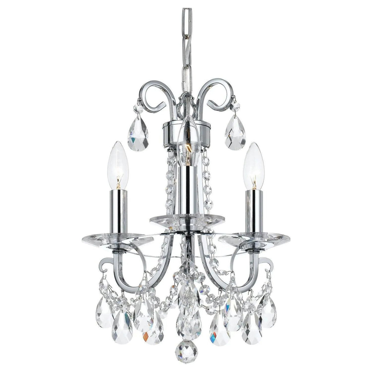 Crystorama - Othello Mini Chandelier - 6823-CH-CL-MWP | Montreal Lighting & Hardware