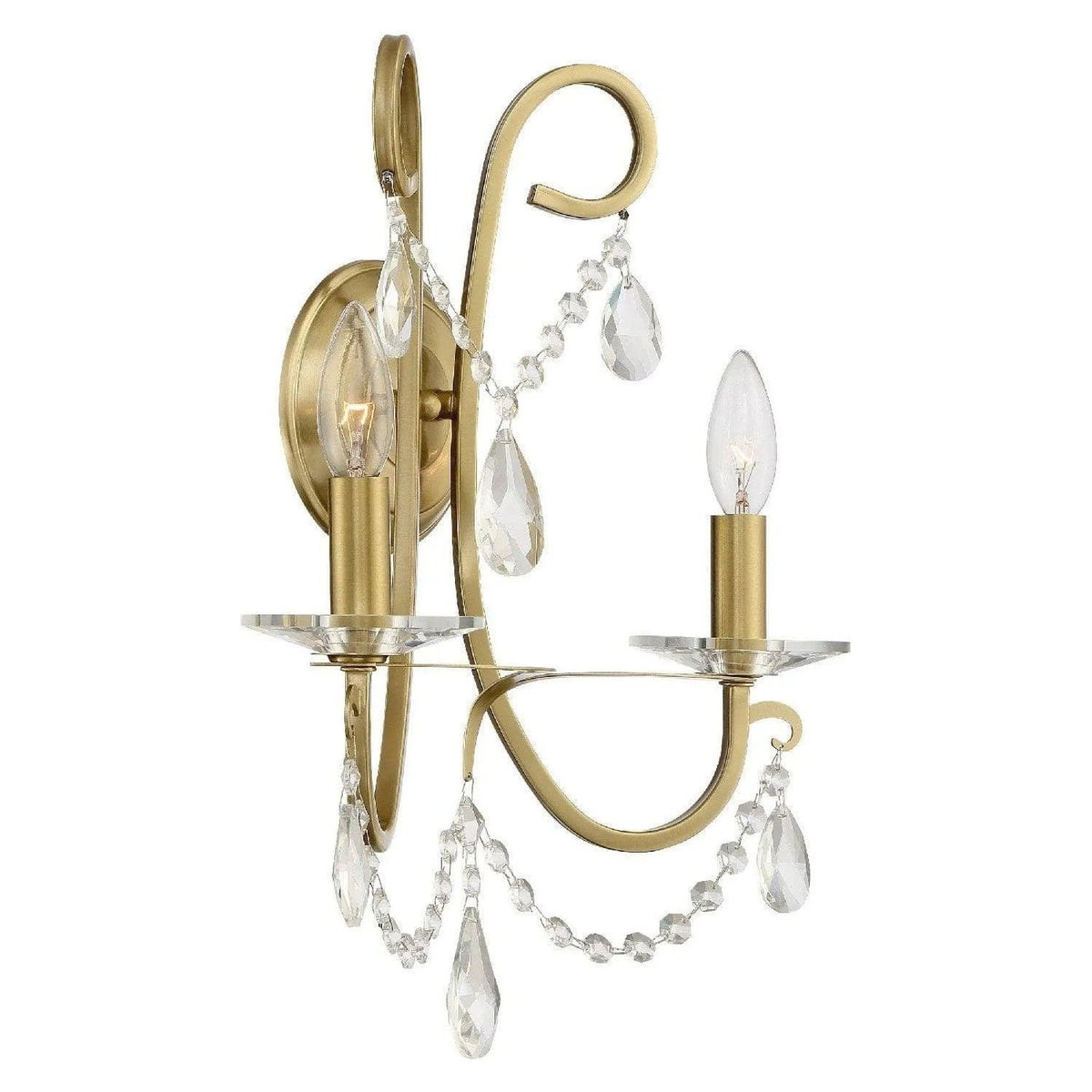 Crystorama - Othello Wall Sconce - 6822-VG-CL-MWP | Montreal Lighting & Hardware