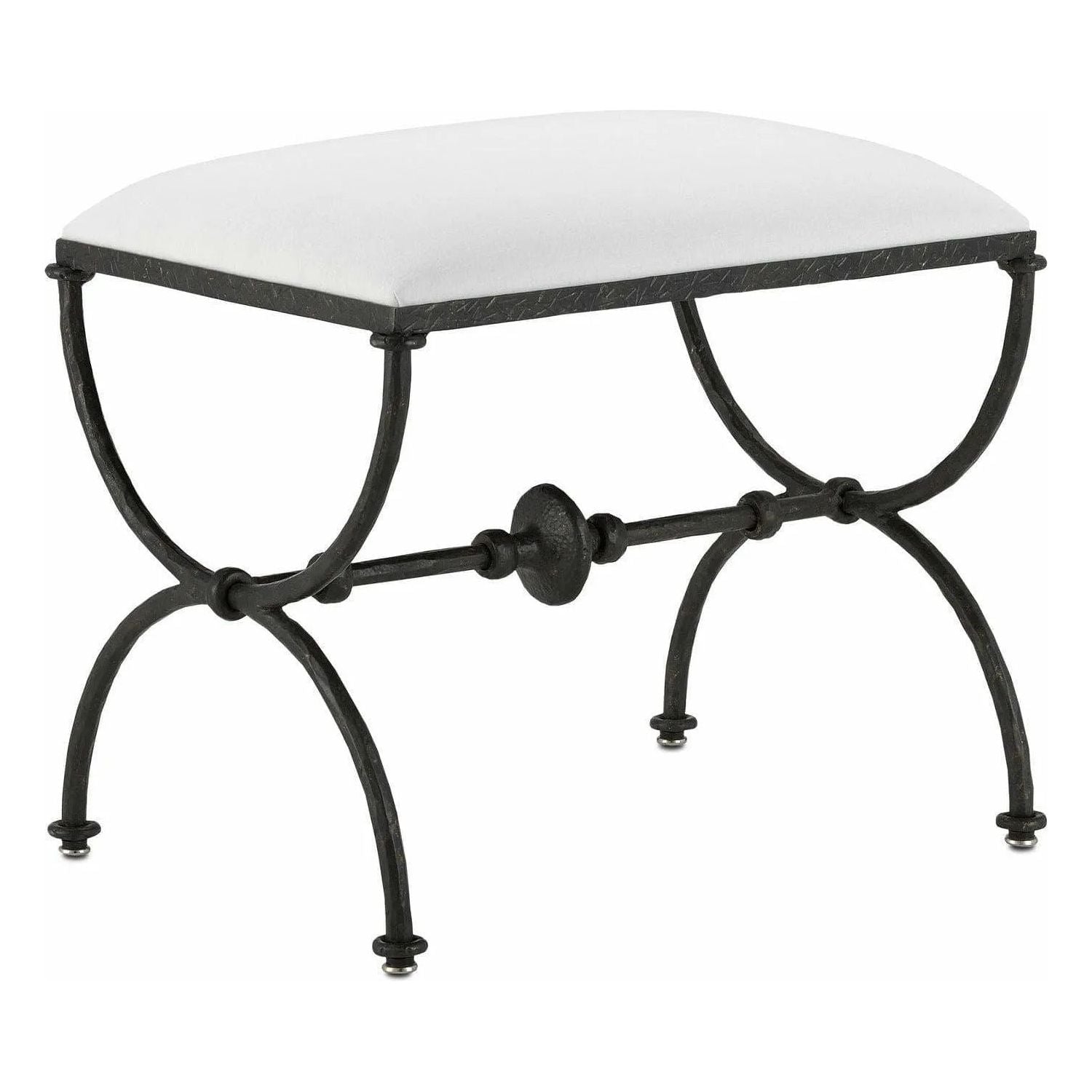 Currey and Company - Agora Ottoman - 7000-0991 | Montreal Lighting & Hardware