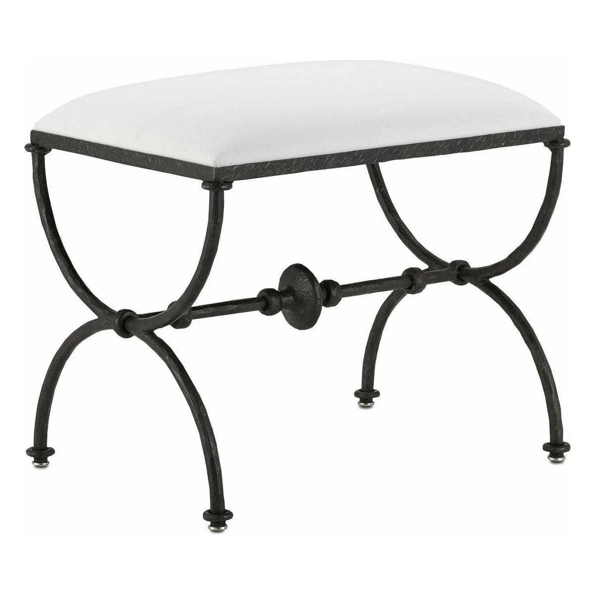 Currey and Company - Agora Ottoman - 7000-0991 | Montreal Lighting & Hardware