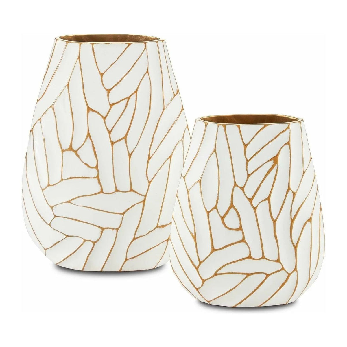 Currey and Company - Anika Vase, Set of 2 - 1200-0496 | Montreal Lighting & Hardware