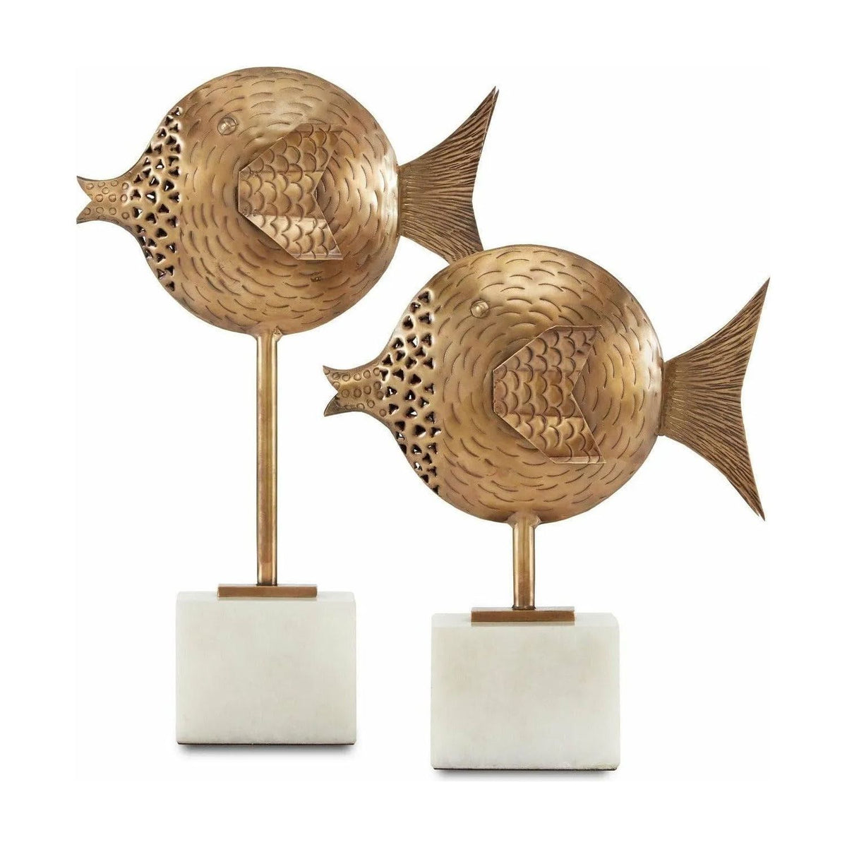 Currey and Company - Cici Fish Set of 2 - 1200-0513 | Montreal Lighting & Hardware