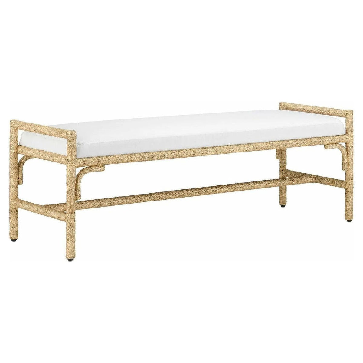 Currey and Company - Olisa Bench - 7000-1171 | Montreal Lighting & Hardware