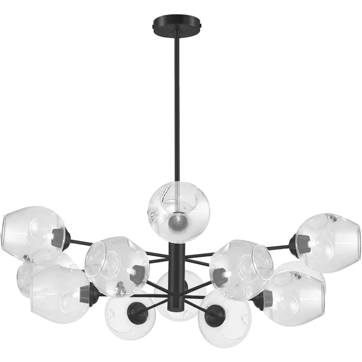 Dainolite - Abii Pendant - ABI-3312P-MB-CLR | Montreal Lighting & Hardware