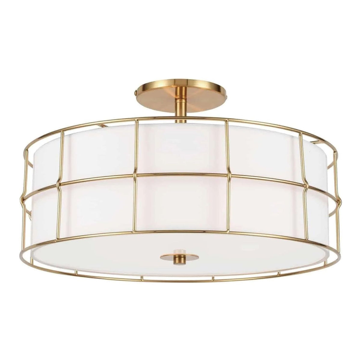 Dainolite - Alcala Semi-Flush Mount - ALC-163SF-AGB | Montreal Lighting & Hardware