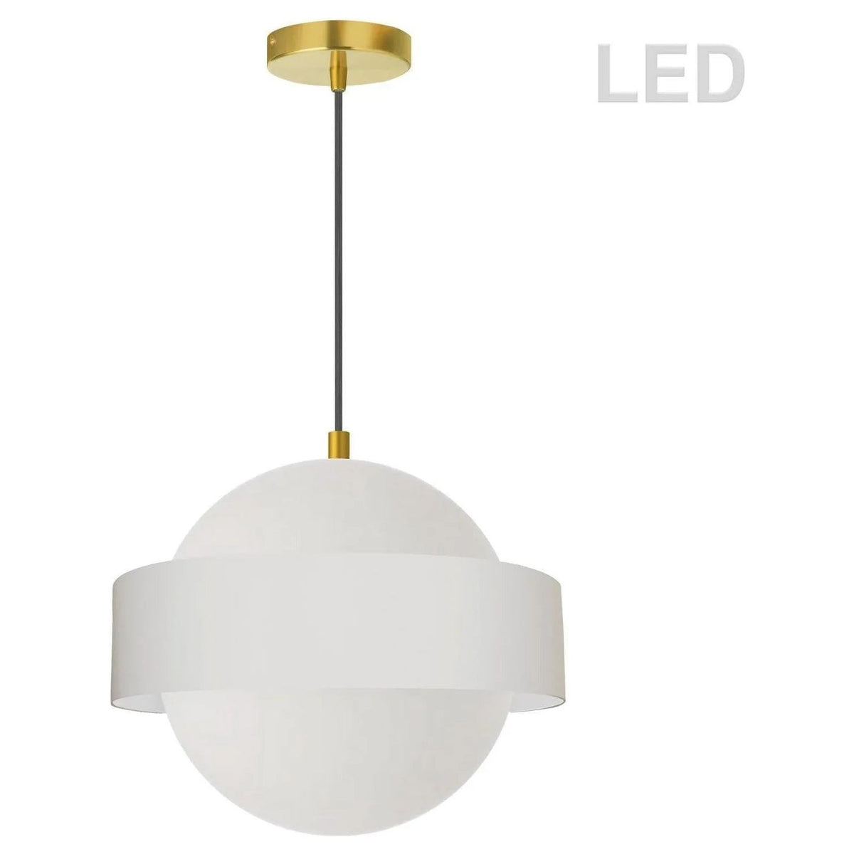 Dainolite - Atomic LED Pendant - AMC-1330LEDP-AGB-790 | Montreal Lighting & Hardware