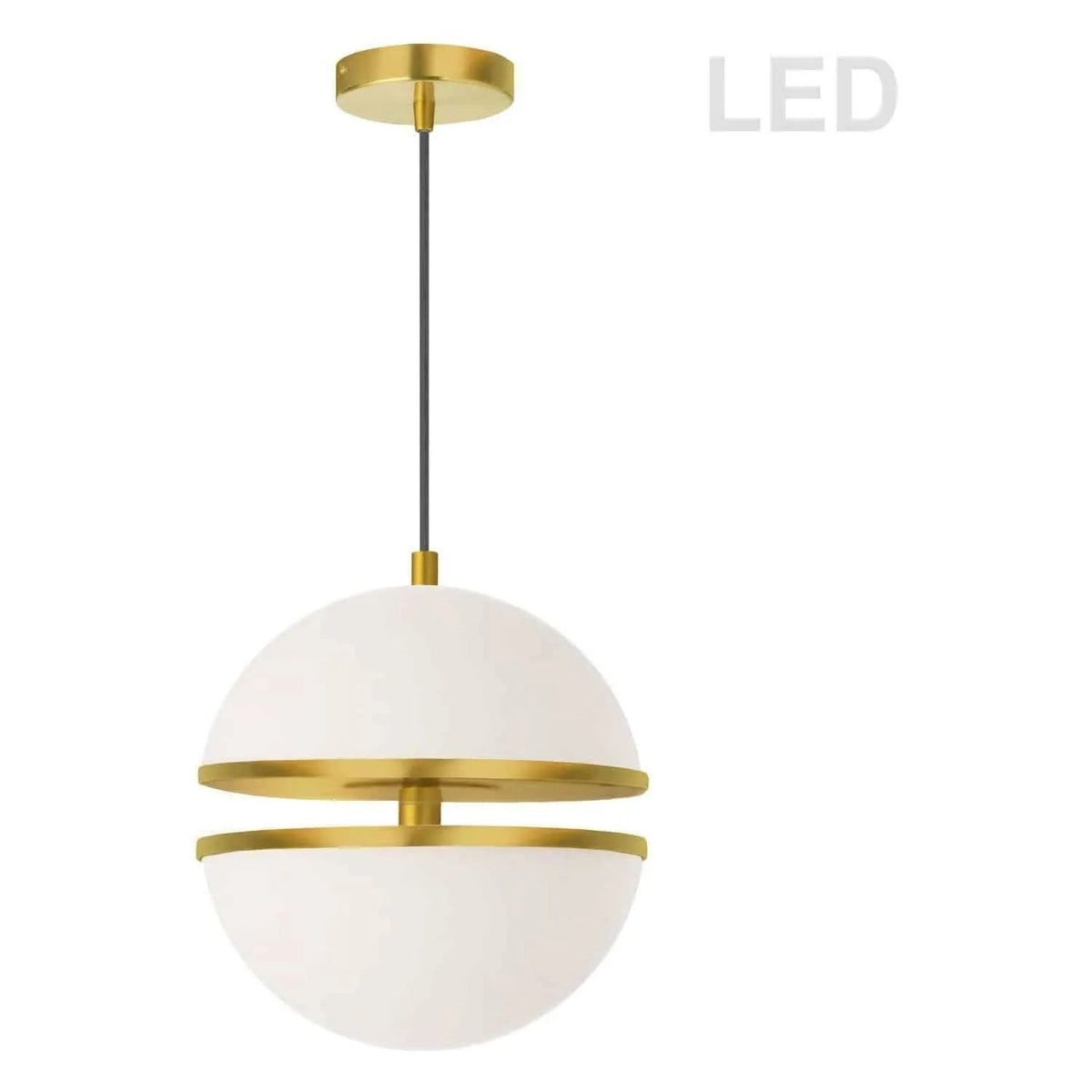 Dainolite - Atomic LED Pendant - AMC-1330LEDP-AGB | Montreal Lighting & Hardware