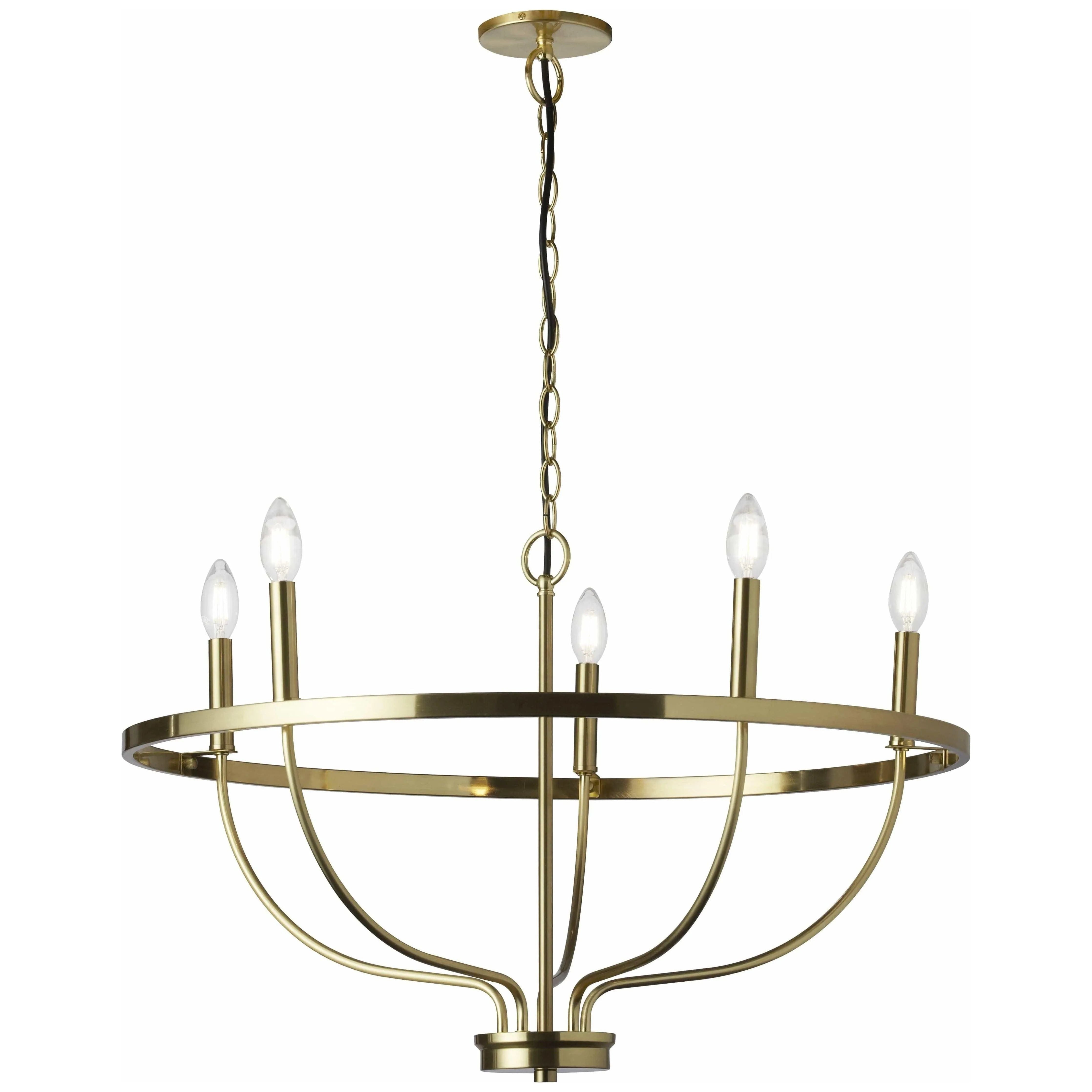 Dainolite - Cesar Chandelier - CSR-295C-AGB | Montreal Lighting & Hardware