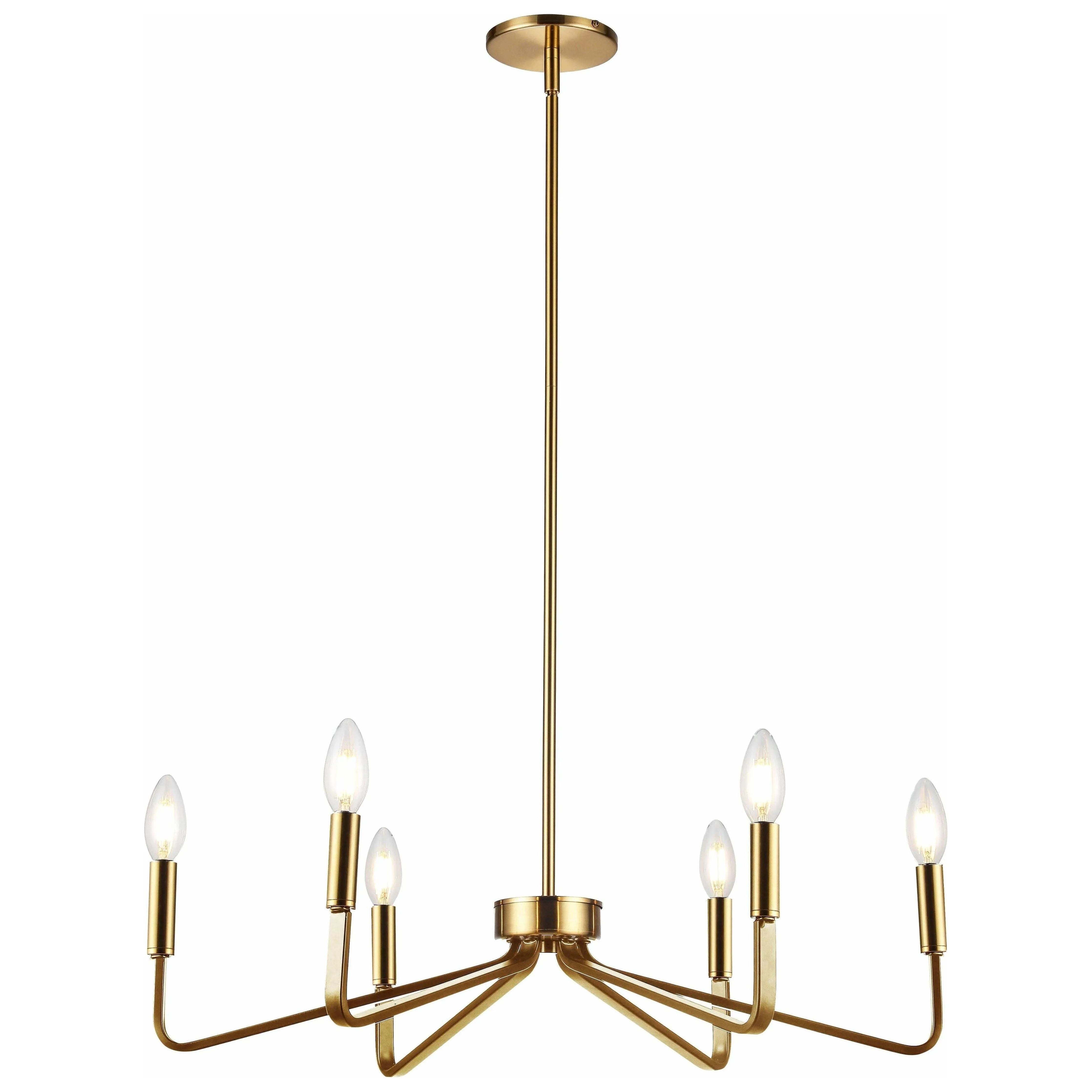 Dainolite - Clayton Chandelier - CLN-266C-AGB | Montreal Lighting & Hardware