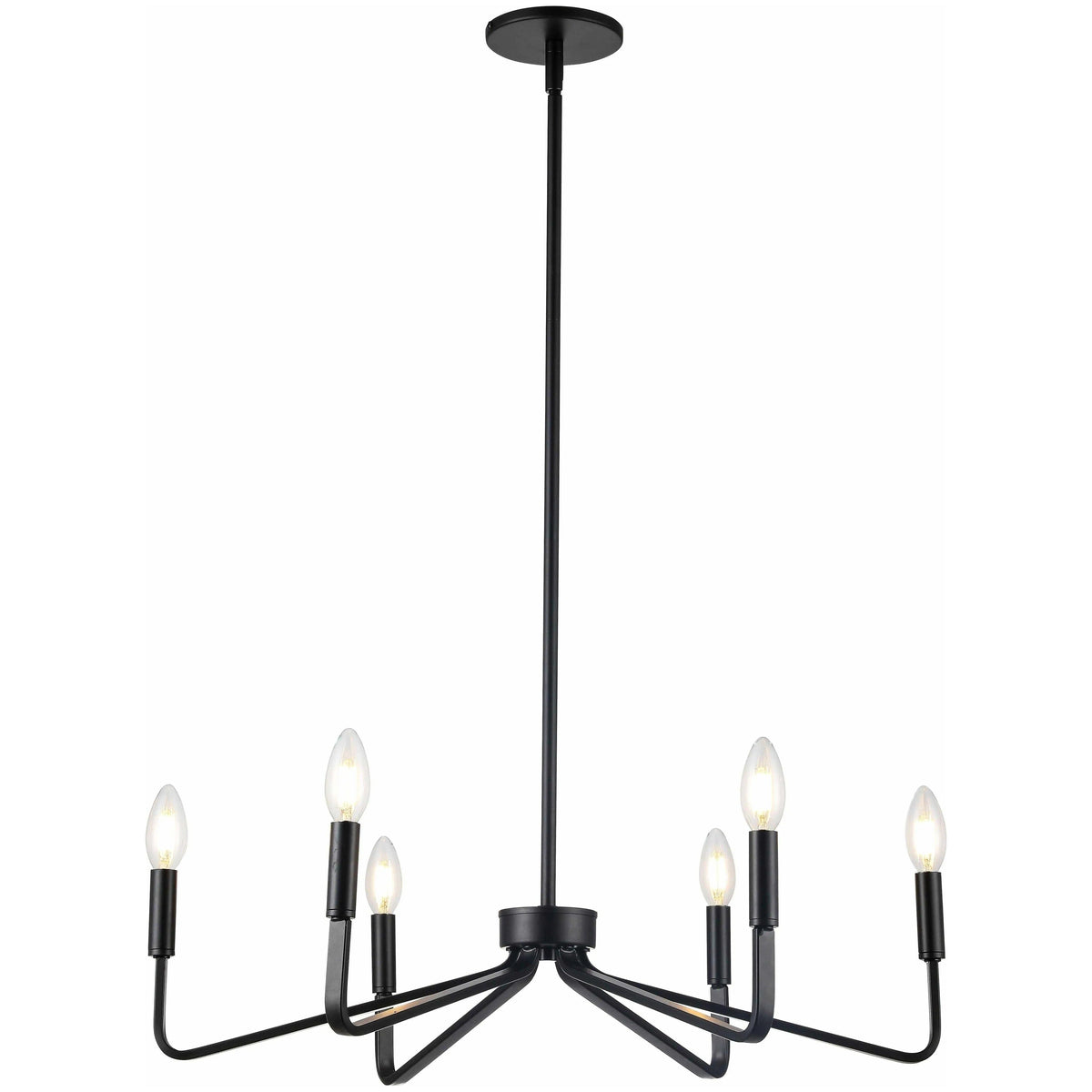 Dainolite - Clayton Chandelier - CLN-266C-MB | Montreal Lighting & Hardware