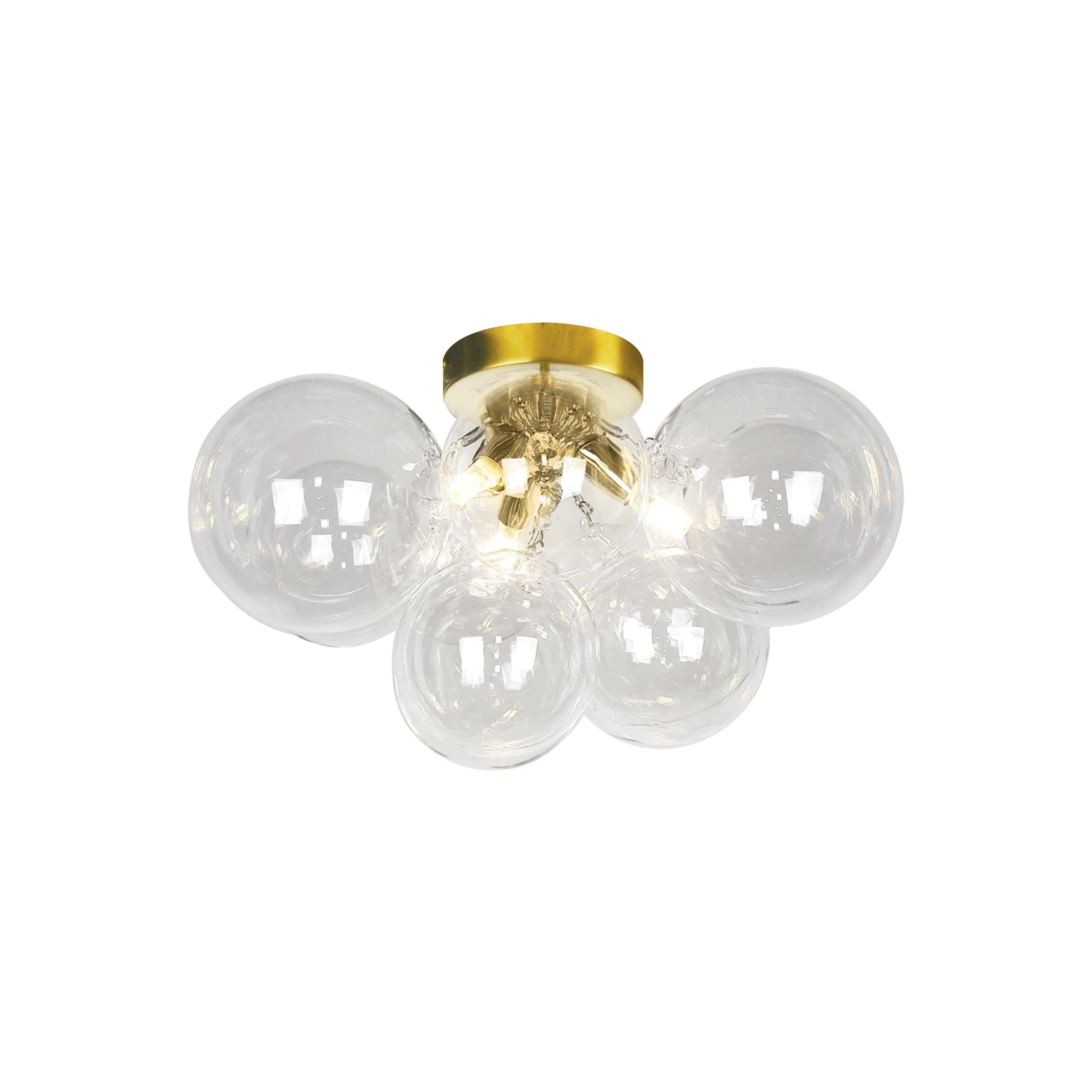 Dainolite - Comet Flush Mount - CMT-143FH-CLR-AGB | Montreal Lighting & Hardware