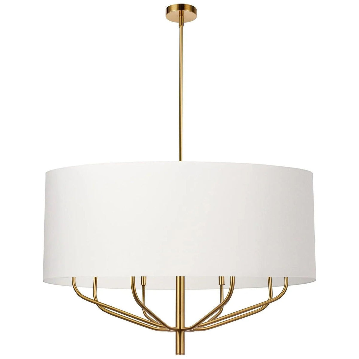 Dainolite - Eleanor Shade Chandelier - ELN-388C-AGB-790 | Montreal Lighting & Hardware