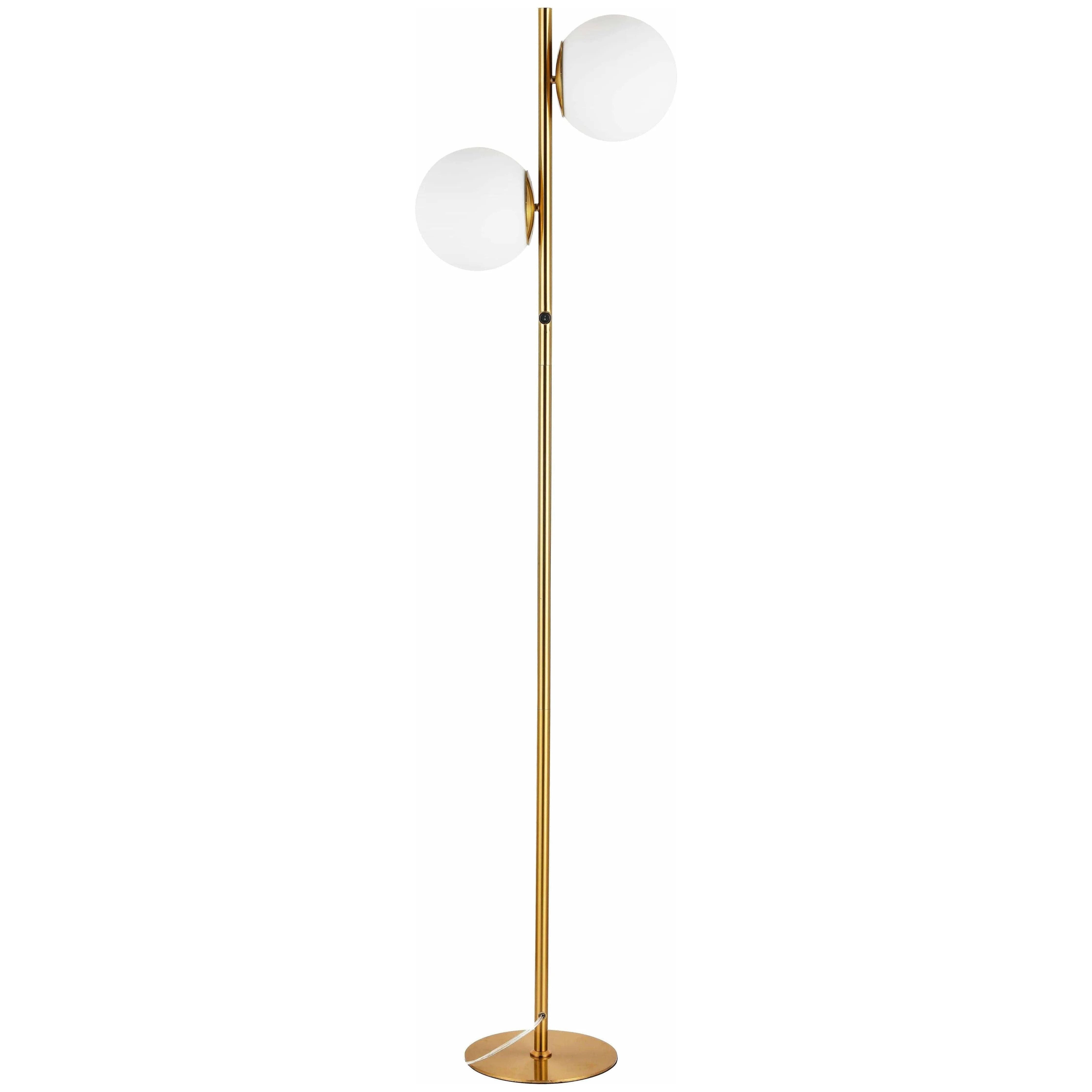 Dainolite - Folgar Floor Lamp - FOL-662F-AGB | Montreal Lighting & Hardware