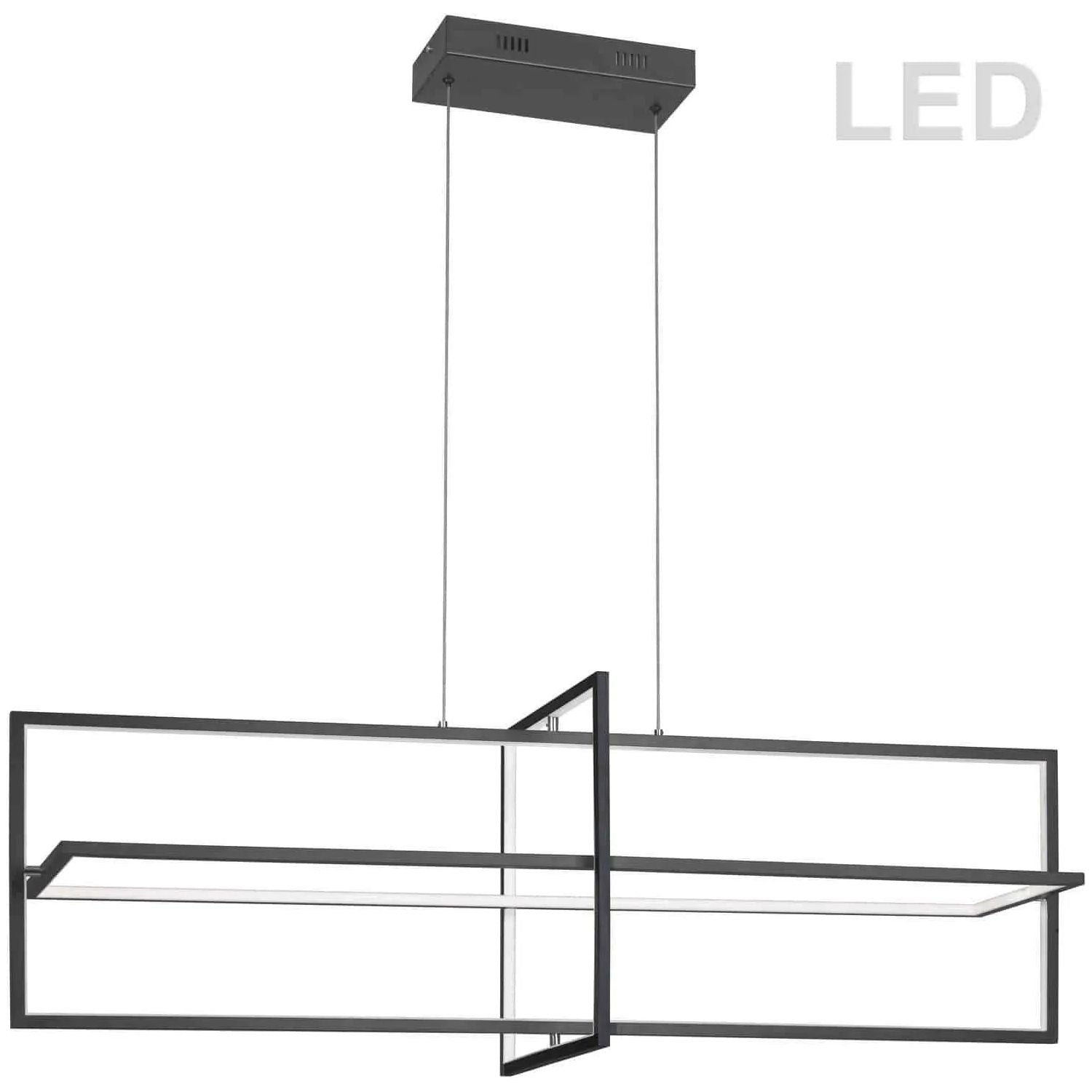 Dainolite - Hildegard LED Chandelier - HIL-4255LEDHC-MB | Montreal Lighting & Hardware