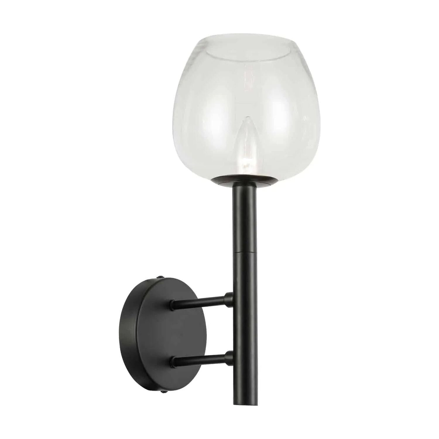 Dainolite - Nora Wall Sconce - NOR-91W-MB-CLR | Montreal Lighting & Hardware