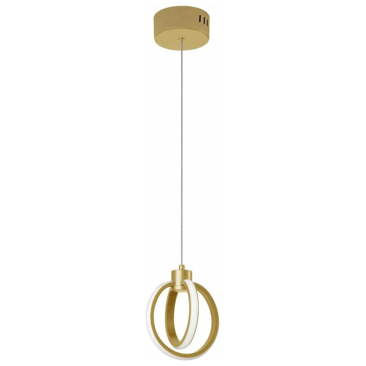 Dainolite - Parson LED Pendant - 9228-614LEDP-AGB | Montreal Lighting & Hardware