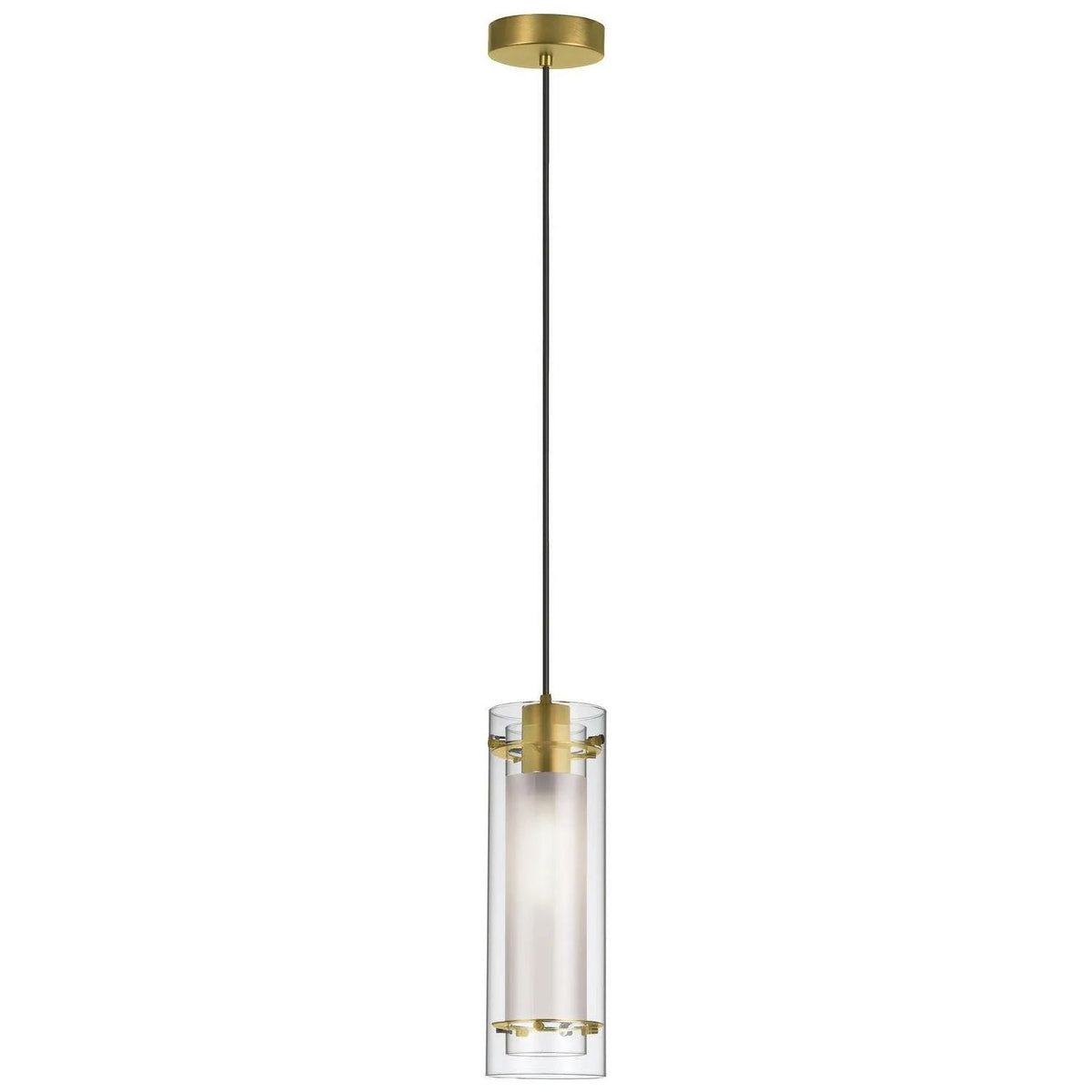 Dainolite - Pasha Pendant - 22152-CF-AGB | Montreal Lighting & Hardware