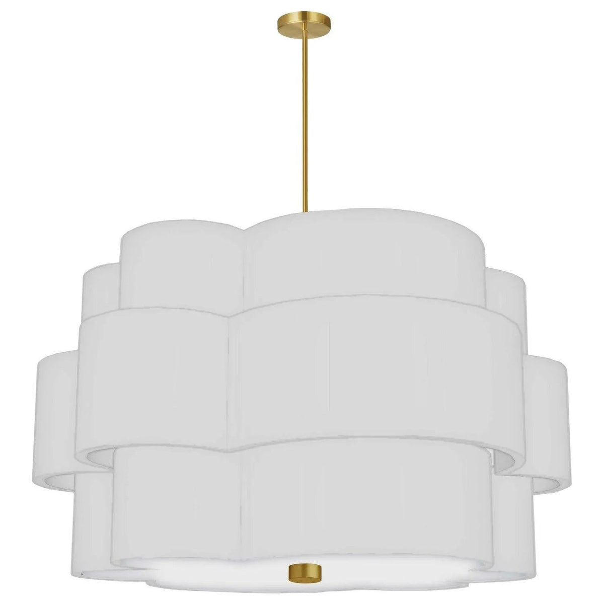 Dainolite - Phlox Chandelier - PLX-284C-AGB-WH | Montreal Lighting & Hardware