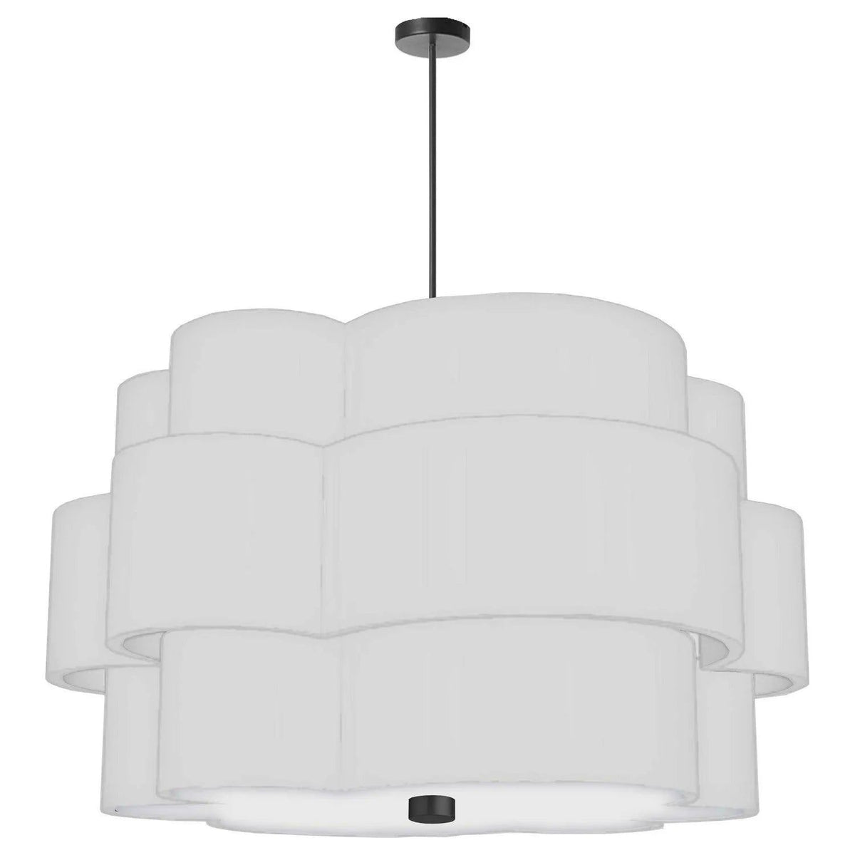 Dainolite - Phlox Chandelier - PLX-284C-MB-WH | Montreal Lighting & Hardware