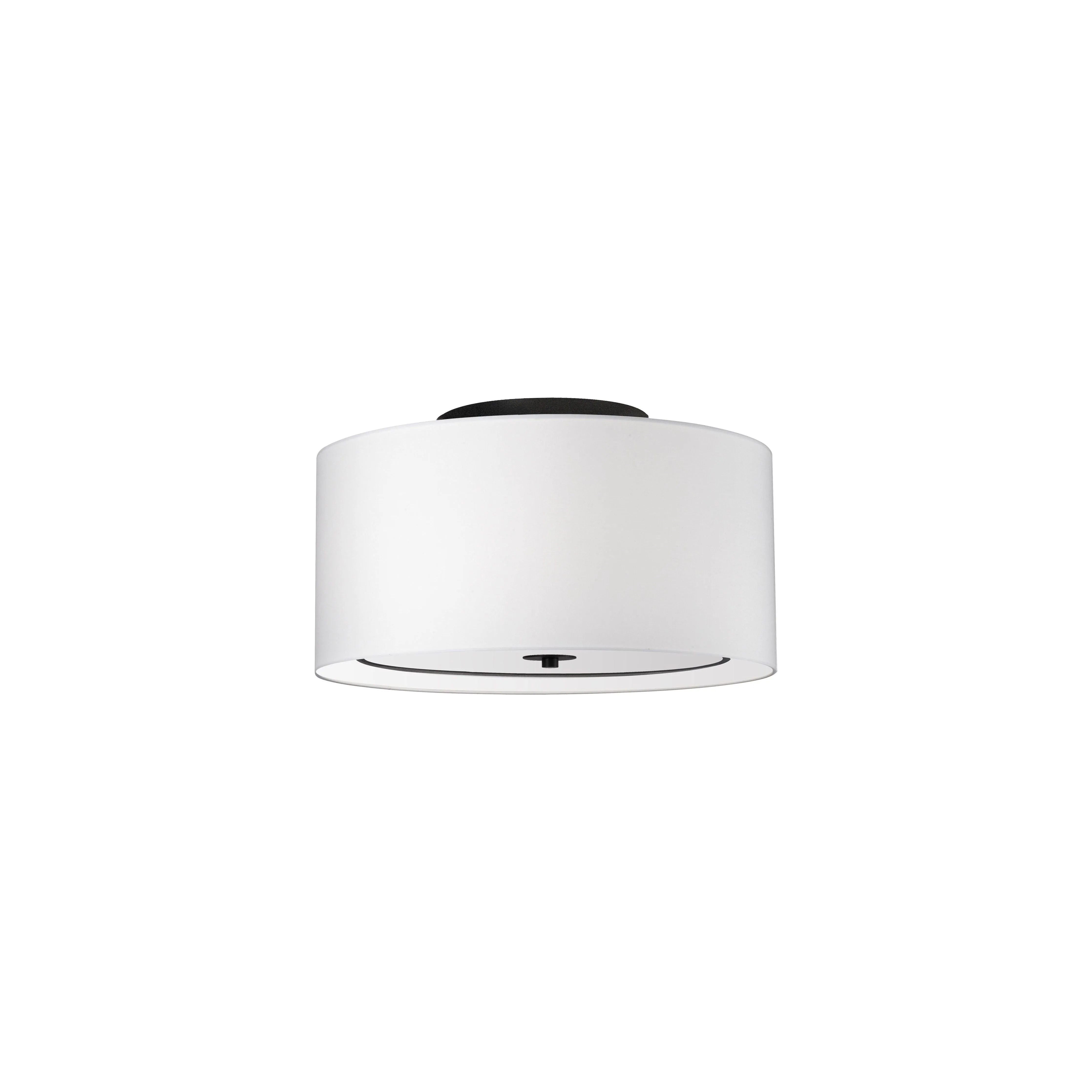 Dainolite - Porscha Flush Mount - POR-163FH-MB-WH | Montreal Lighting & Hardware