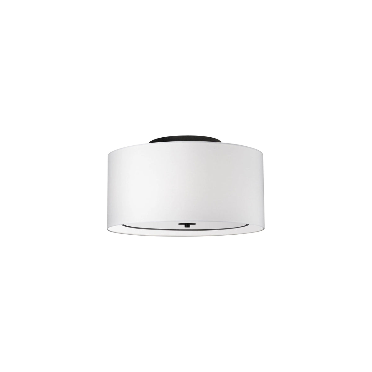 Dainolite - Porscha Flush Mount - POR-163FH-MB-WH | Montreal Lighting & Hardware