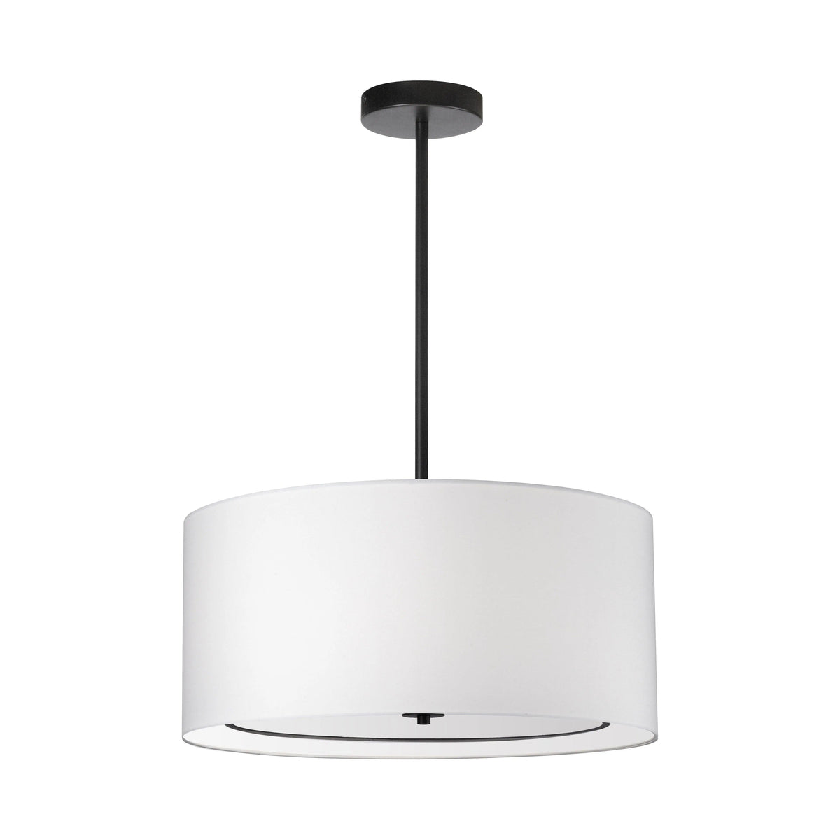 Dainolite - Porscha Pendant - POR-224P-MB-WH | Montreal Lighting & Hardware