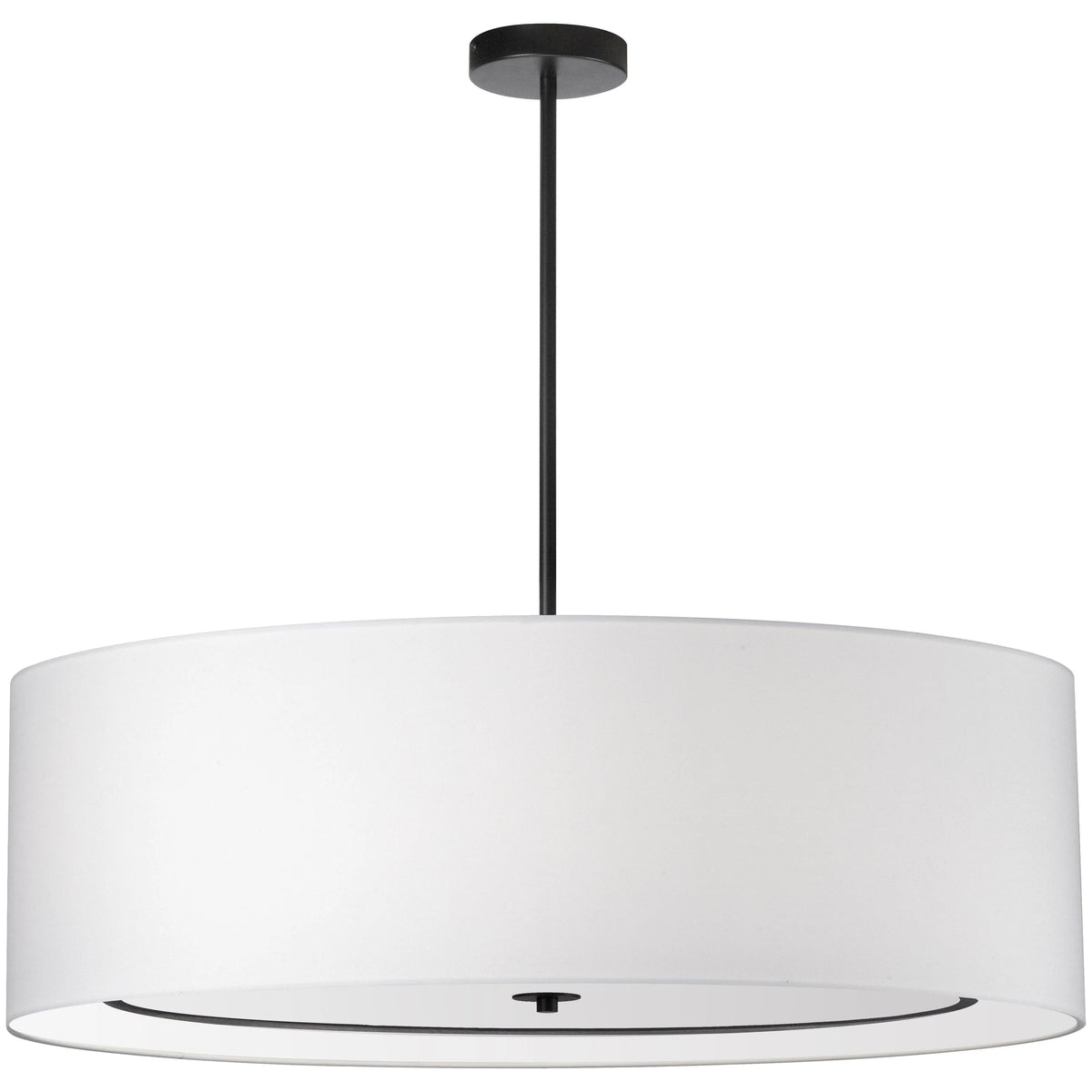 Dainolite - Porscha Pendant - POR-406P-MB-WH | Montreal Lighting & Hardware