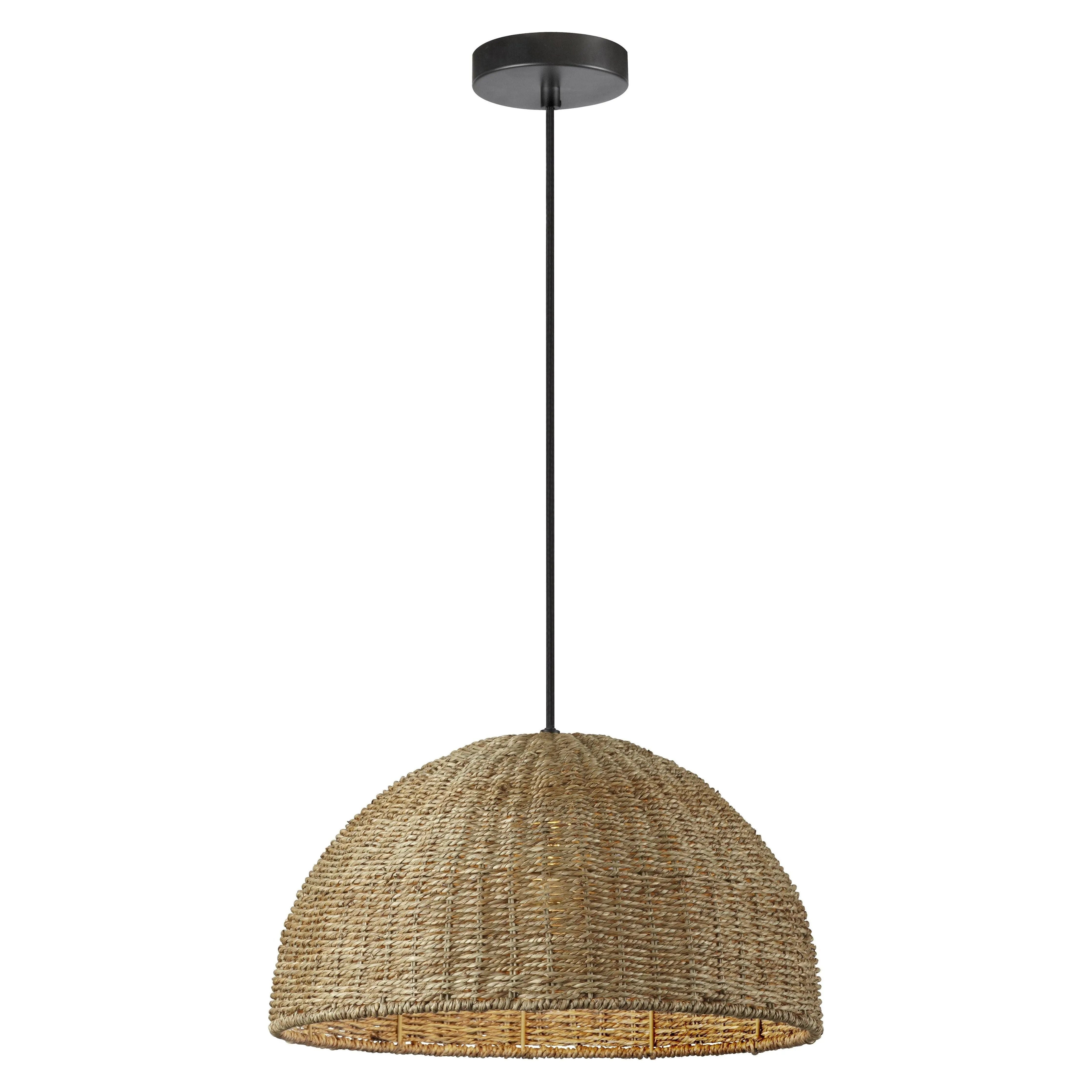 Dainolite - Pourel Pendant - PRL-161P-NAT | Montreal Lighting & Hardware