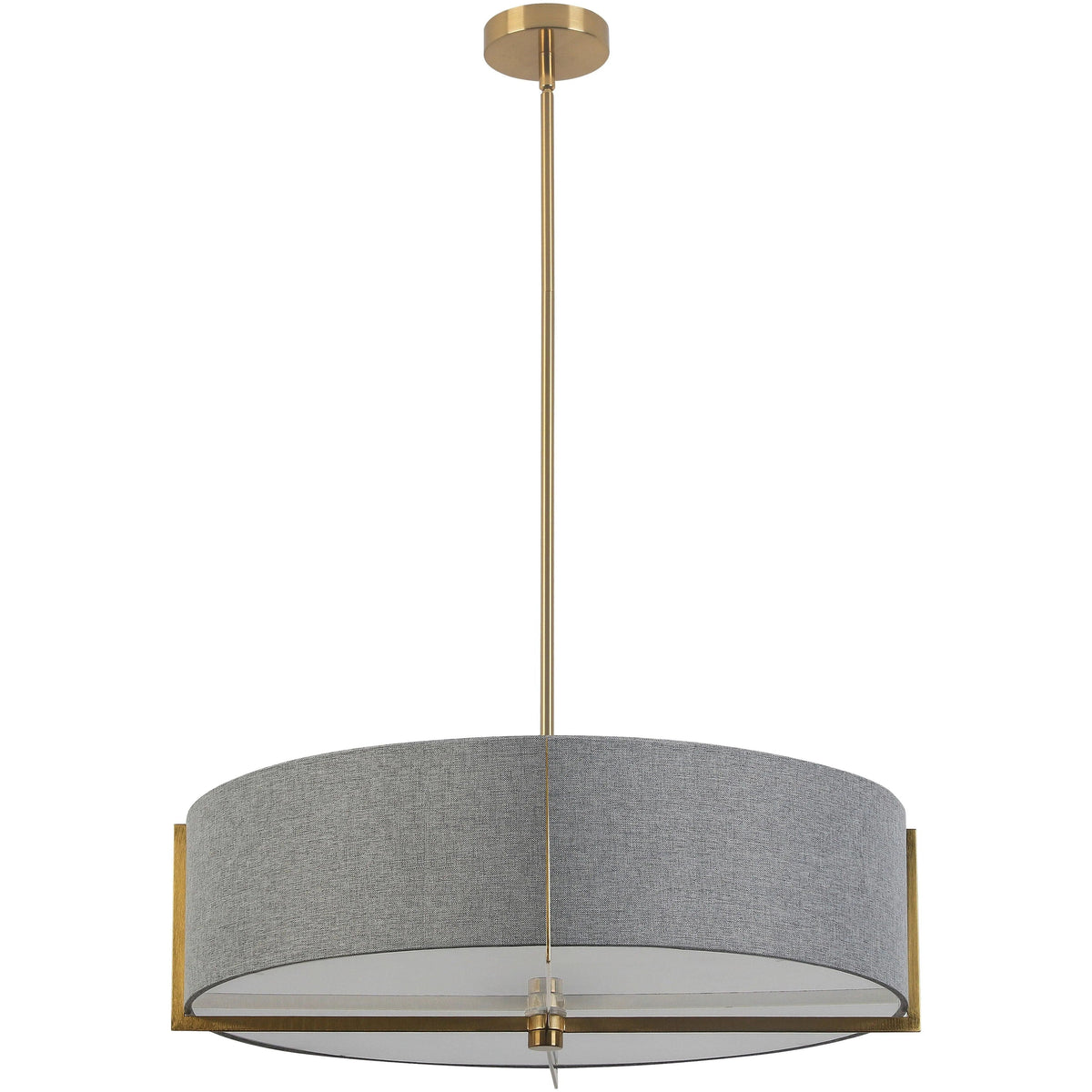 Dainolite - Preston-Pendant - PST-264LP-AGB-GRY | Montreal Lighting & Hardware