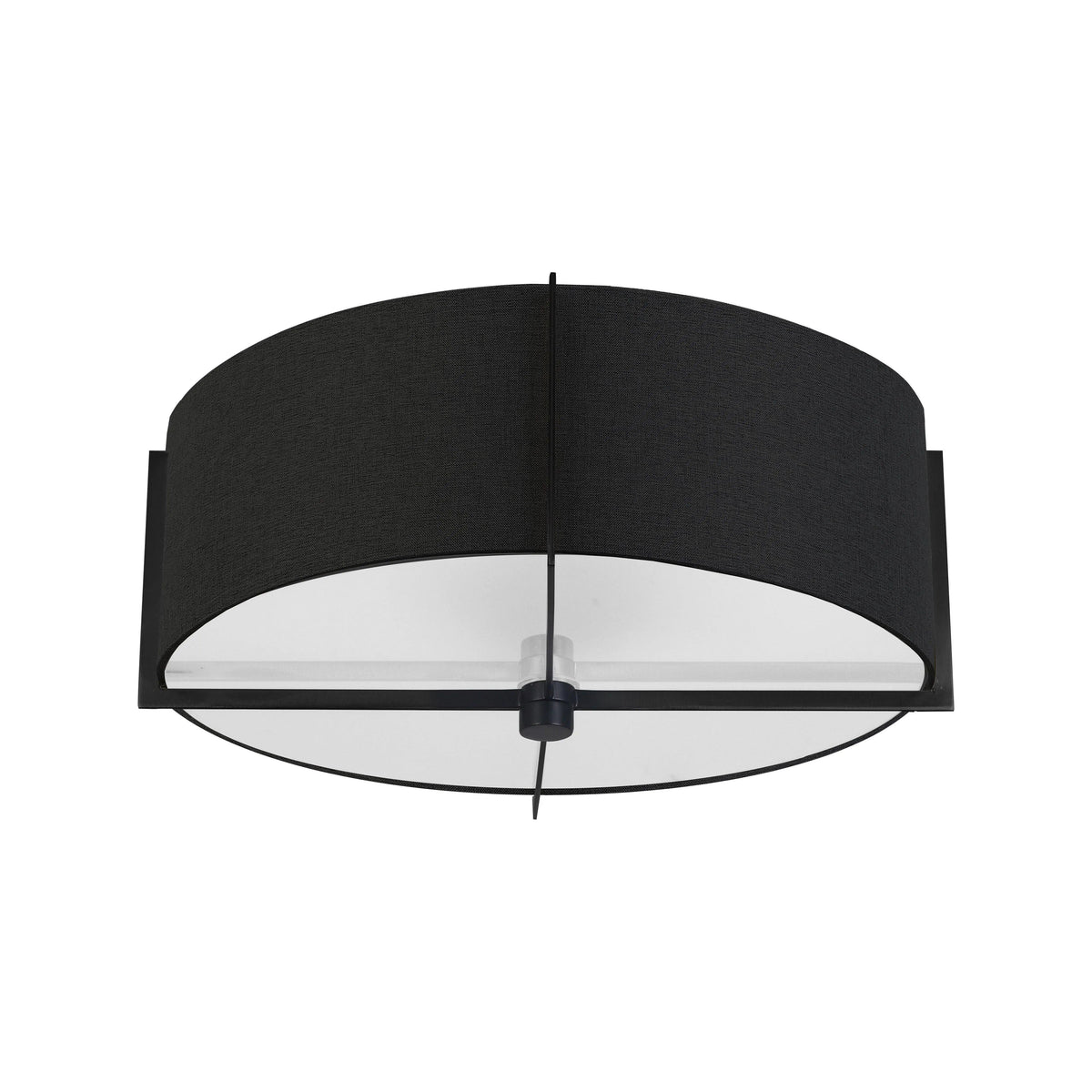 Dainolite - Preston Semi-Flush Mount - PST-153SF-MB-BK | Montreal Lighting & Hardware