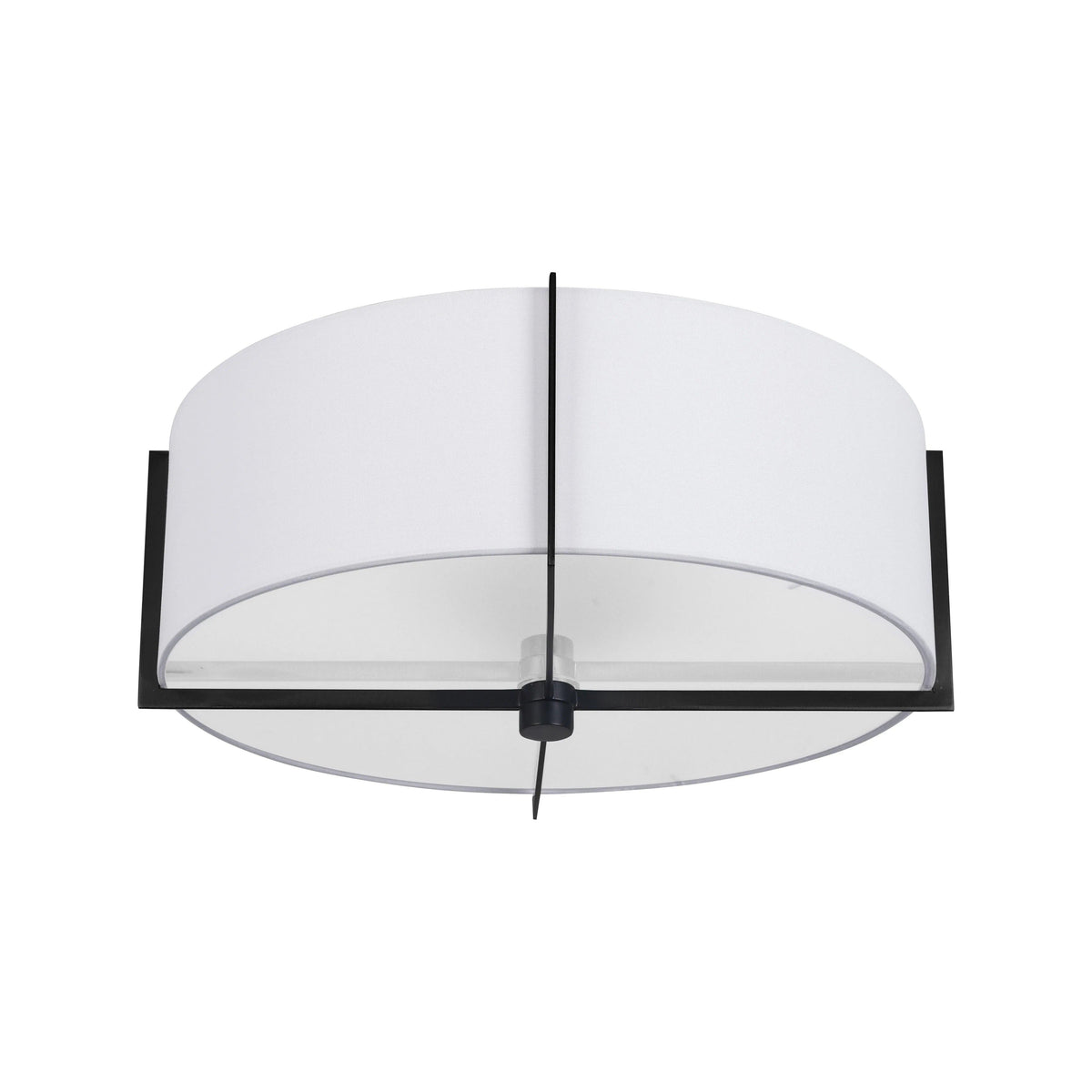 Dainolite - Preston Semi-Flush Mount - PST-153SF-MB-WH | Montreal Lighting & Hardware