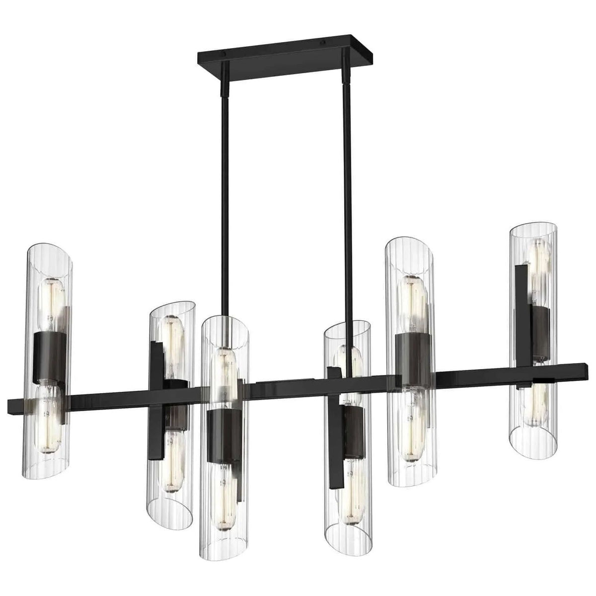 Dainolite - Samantha-Chandelier - SAM-4012HC-MB | Montreal Lighting & Hardware