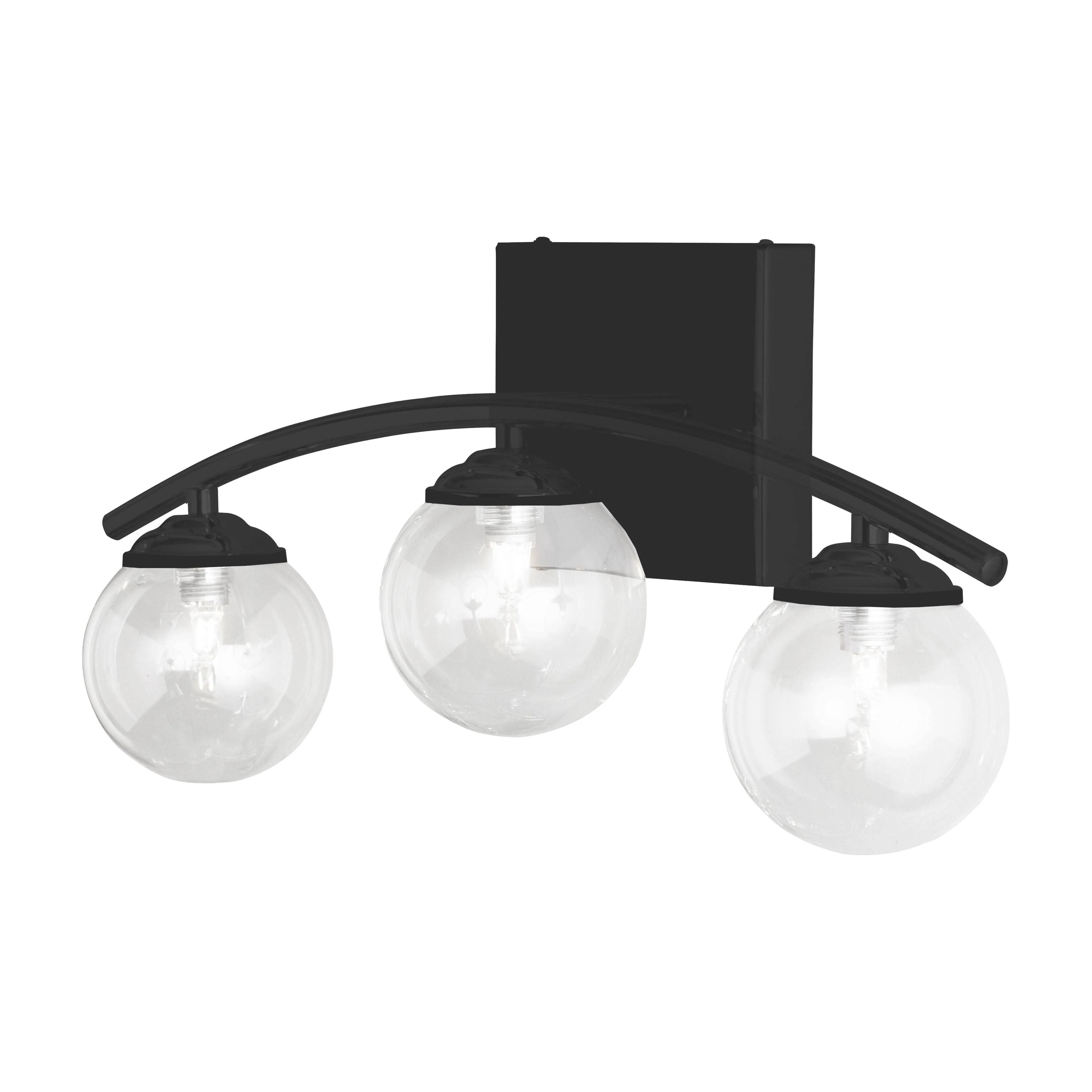 Dainolite - Vanda Vanity Fixture - V13-203W-MB | Montreal Lighting & Hardware