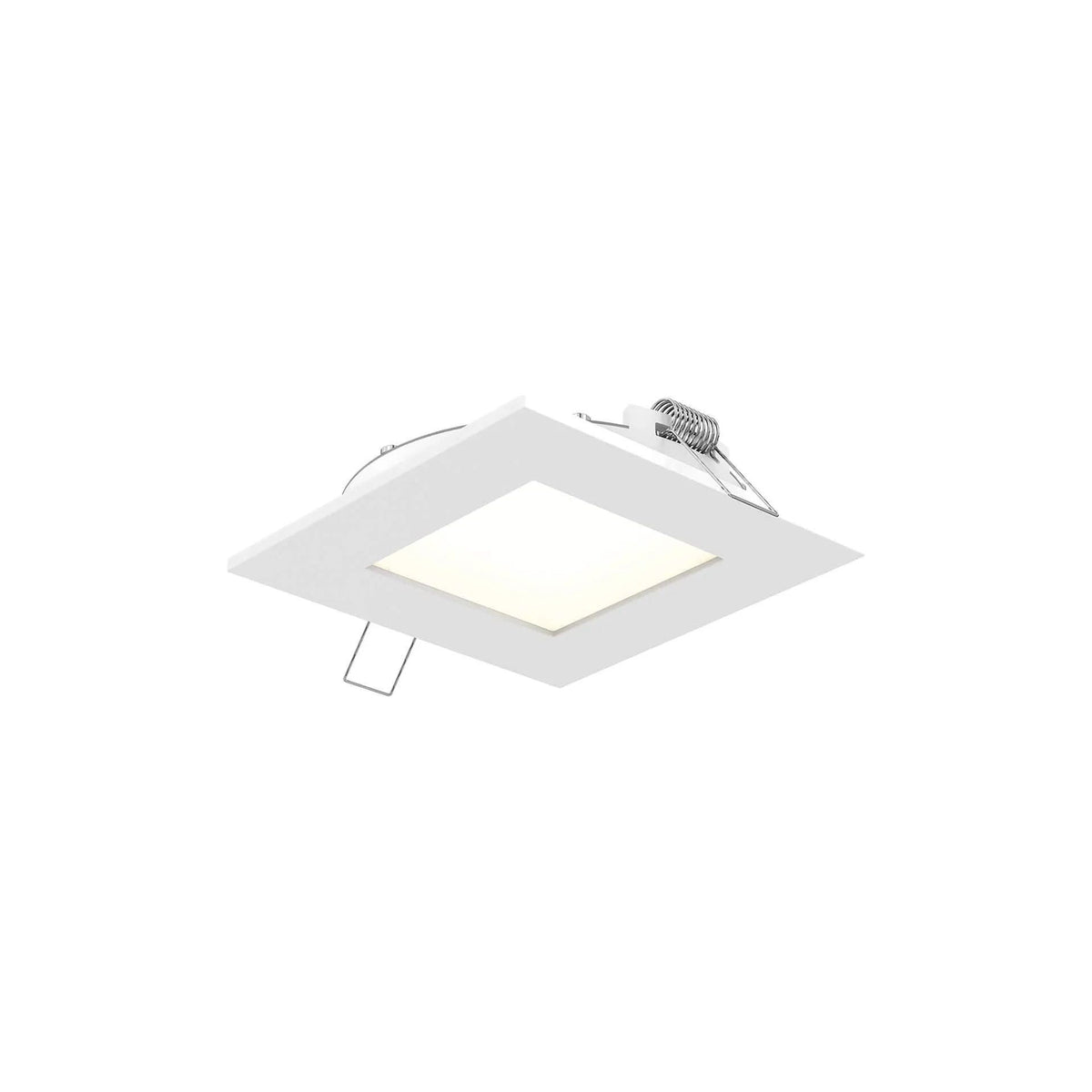 DALS Lighting - 5000 Series 4 Inch Square CCT LED Recessed Panel Light - 5004SQ-CC-WH | Montreal Lighting & Hardware