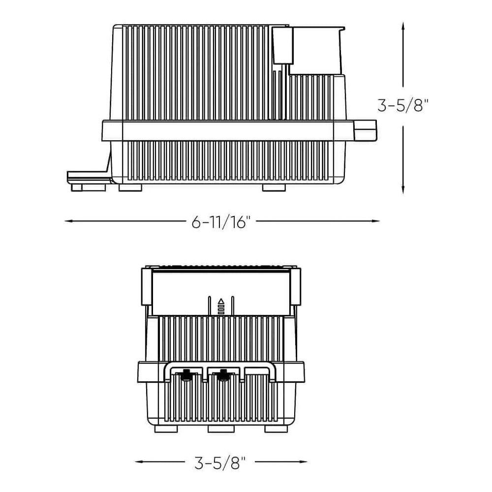 DALS Lighting - 60W Plastic Landscape transformer - LTRP-60-BK | Montreal Lighting & Hardware