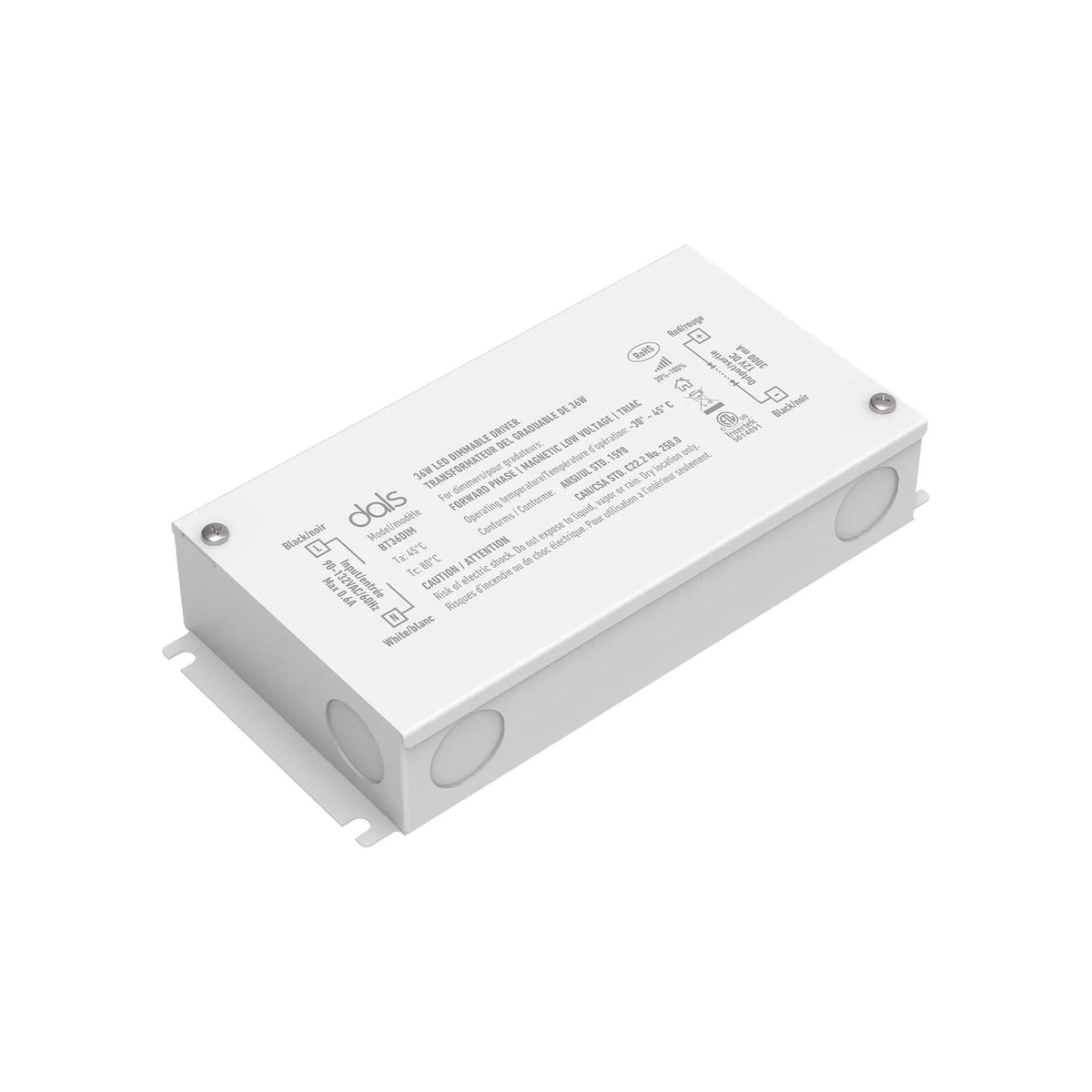 DALS Lighting - BT 12V DC Dimmable LED Hardwire Driver - BT36DIM | Montreal Lighting & Hardware