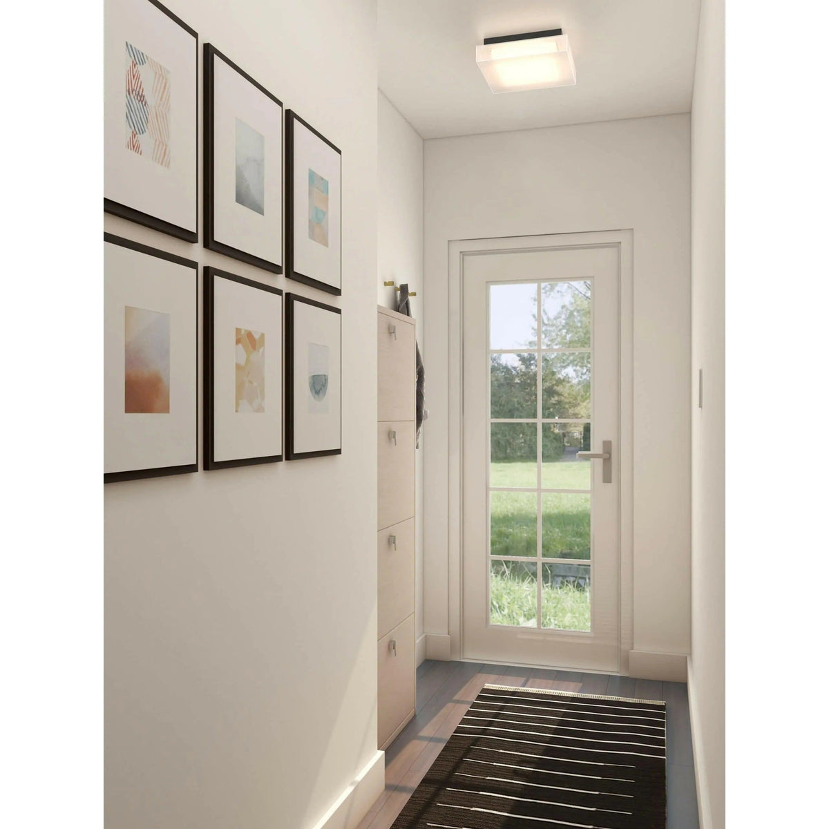 DALS Lighting - FUZ LED Flush Mount - FUZ11-CC-BK | Montreal Lighting & Hardware