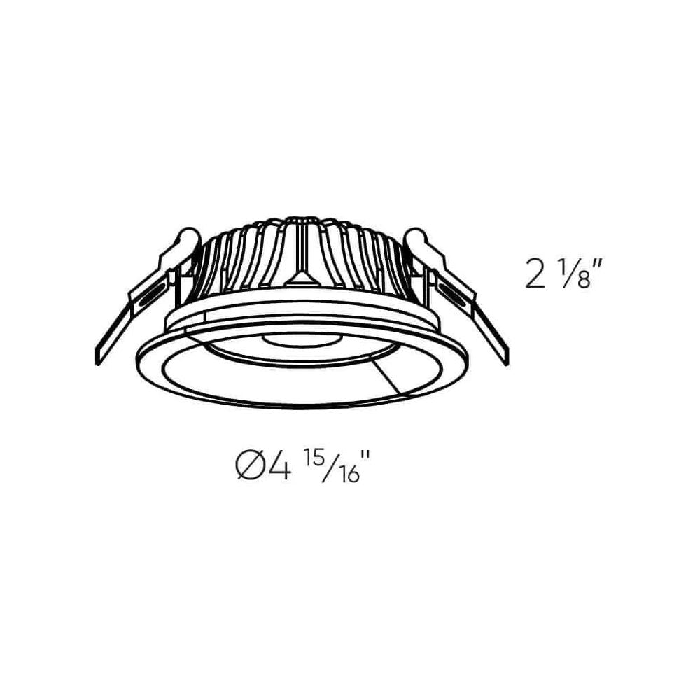 DALS Lighting - HPD 4 Inch High Powered LED Commercial Down Light - HPD4-CC-V-WH | Montreal Lighting & Hardware