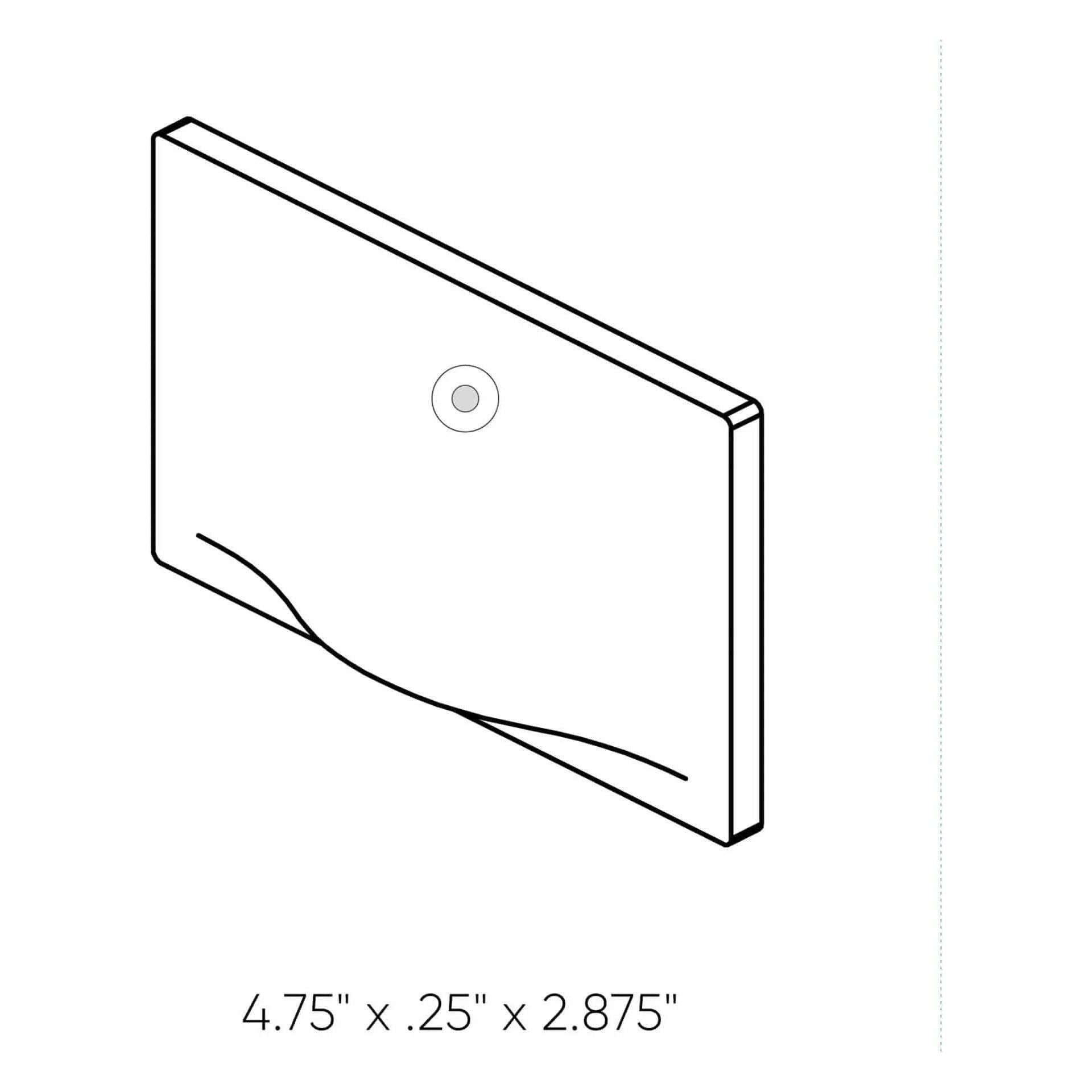 DALS Lighting - LEDSTEP006D Horizontal LED Step Light - LEDSTEP006D-BK | Montreal Lighting & Hardware