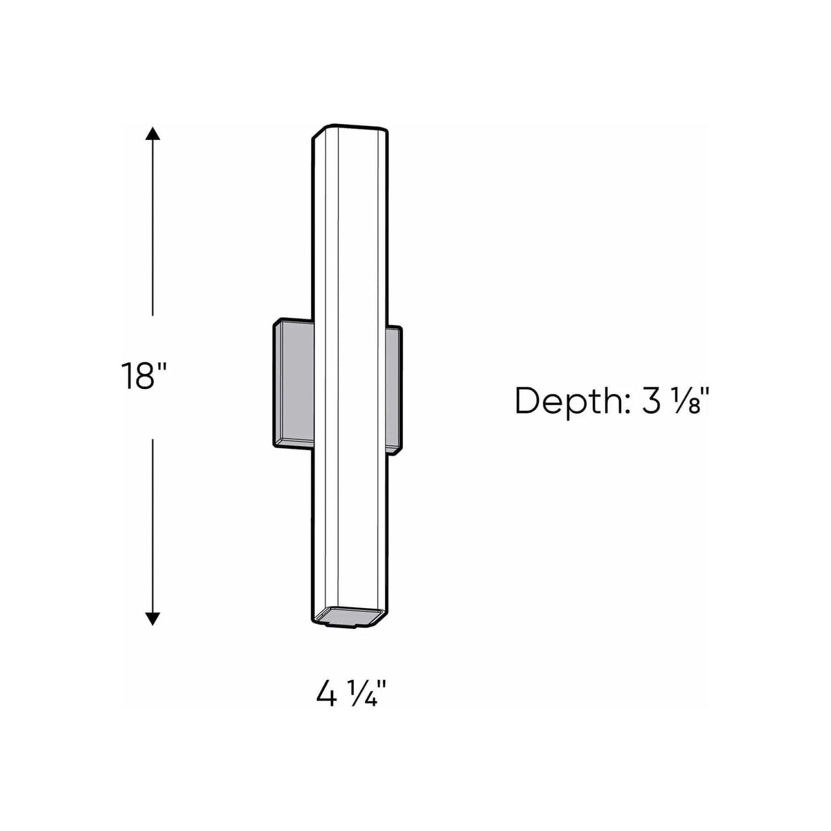 DALS Lighting - LEDVAN001 Vanity Light - LEDVAN001-CC-12CH | Montreal Lighting & Hardware